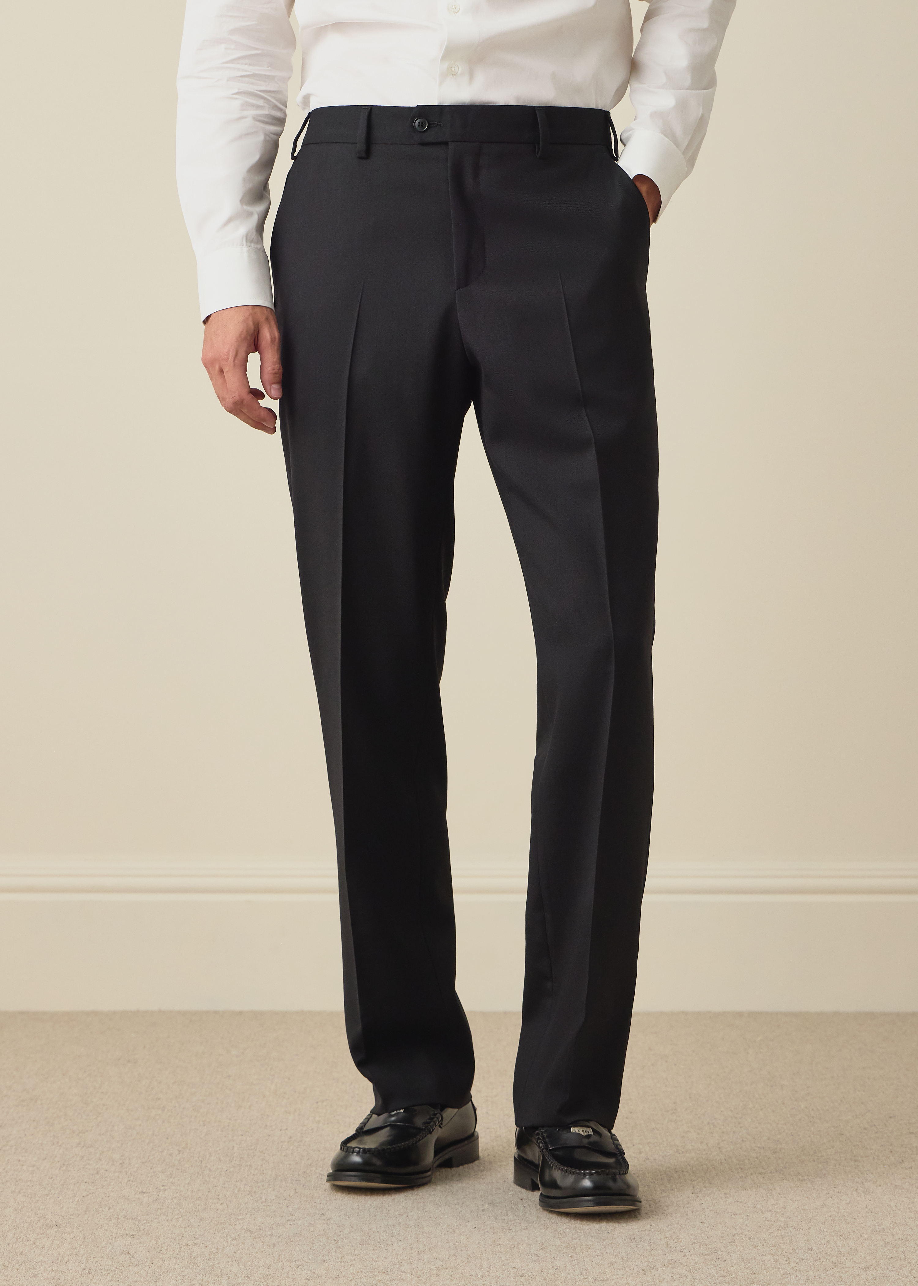 The Westbourne - Black Wool 'A Suit To Travel In' Two-Piece Suit thumbnail 6