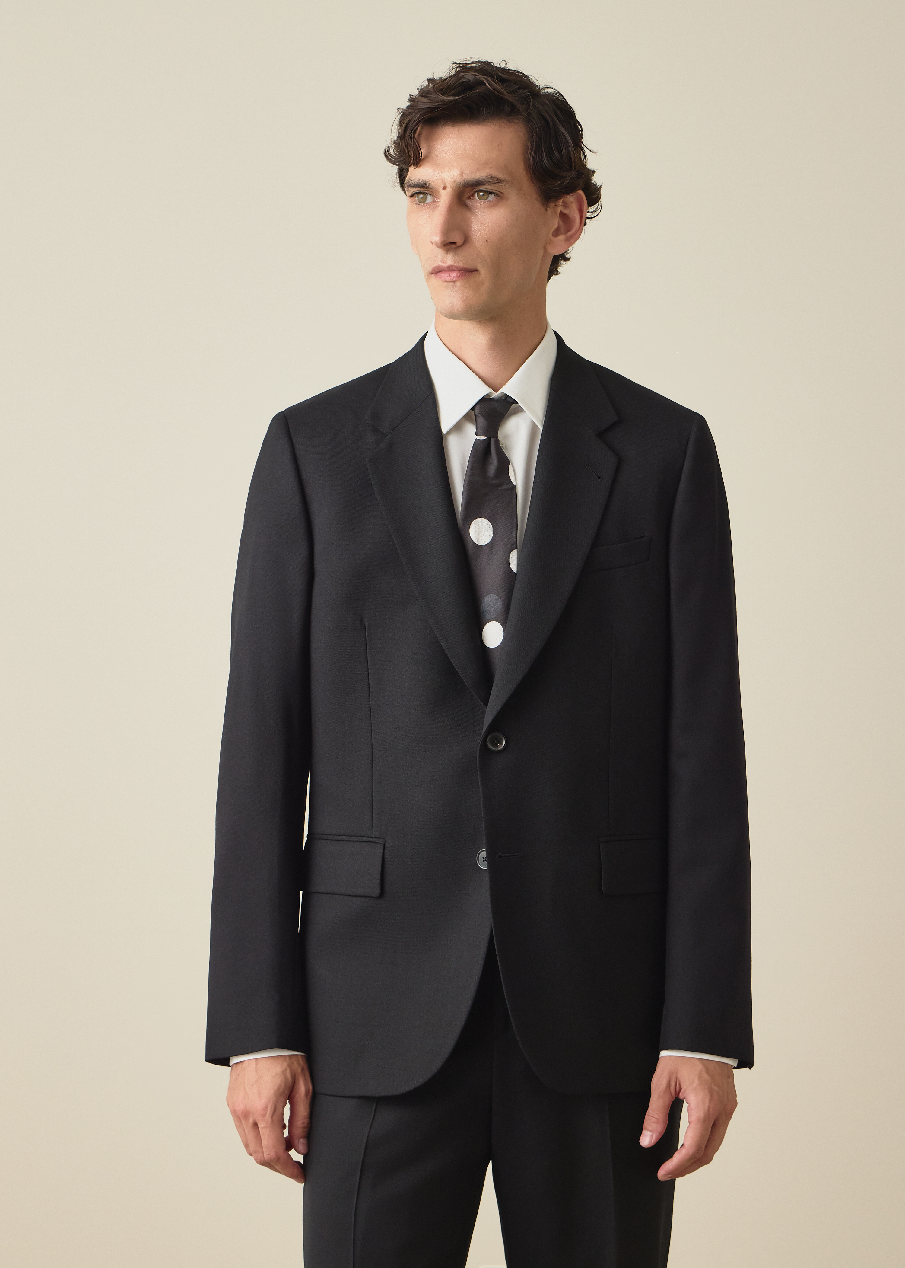 The Westbourne - Black Wool 'A Suit To Travel In' Two-Piece Suit thumbnail 4