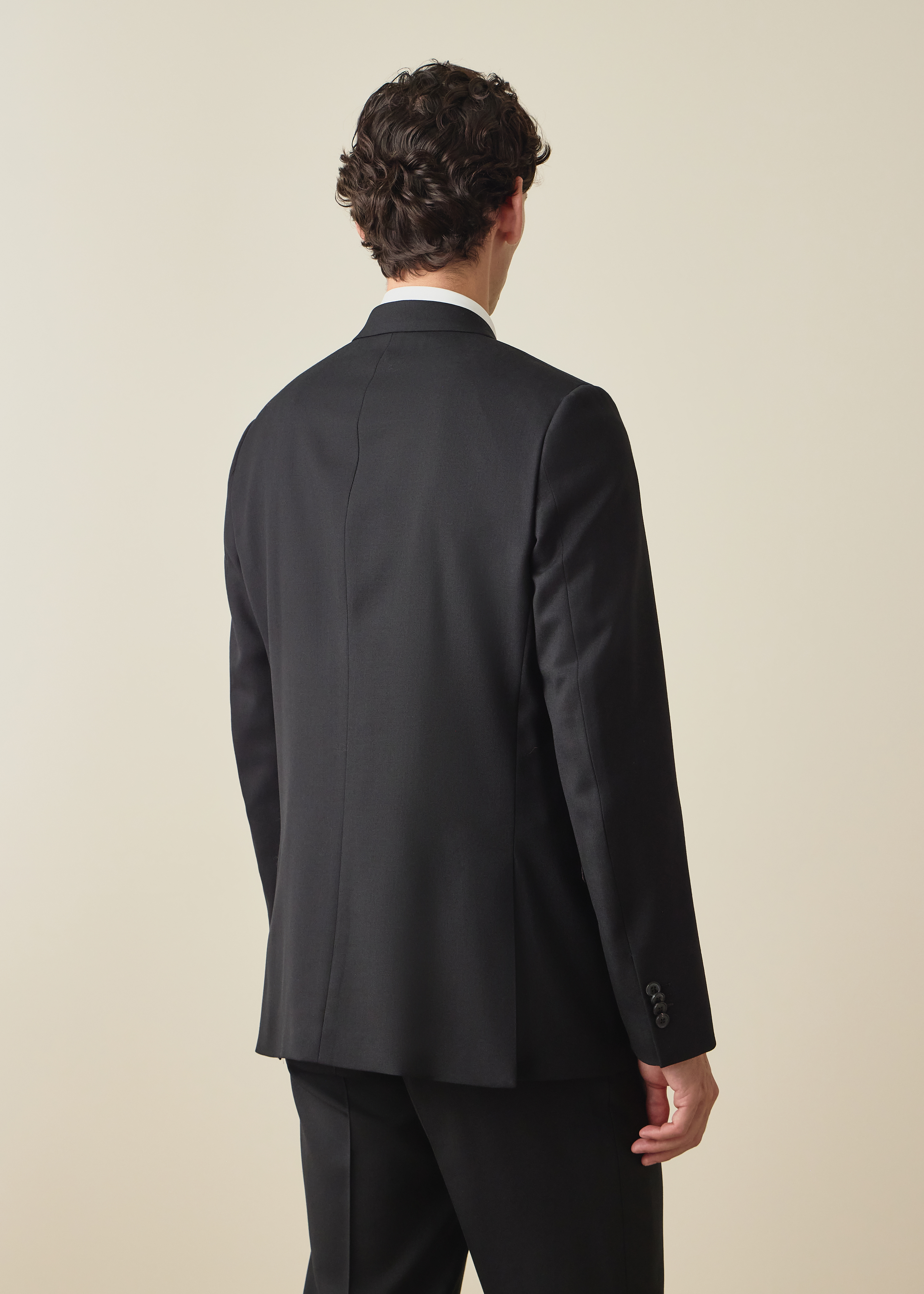 The Westbourne - Black Wool 'A Suit To Travel In' Two-Piece Suit thumbnail 5