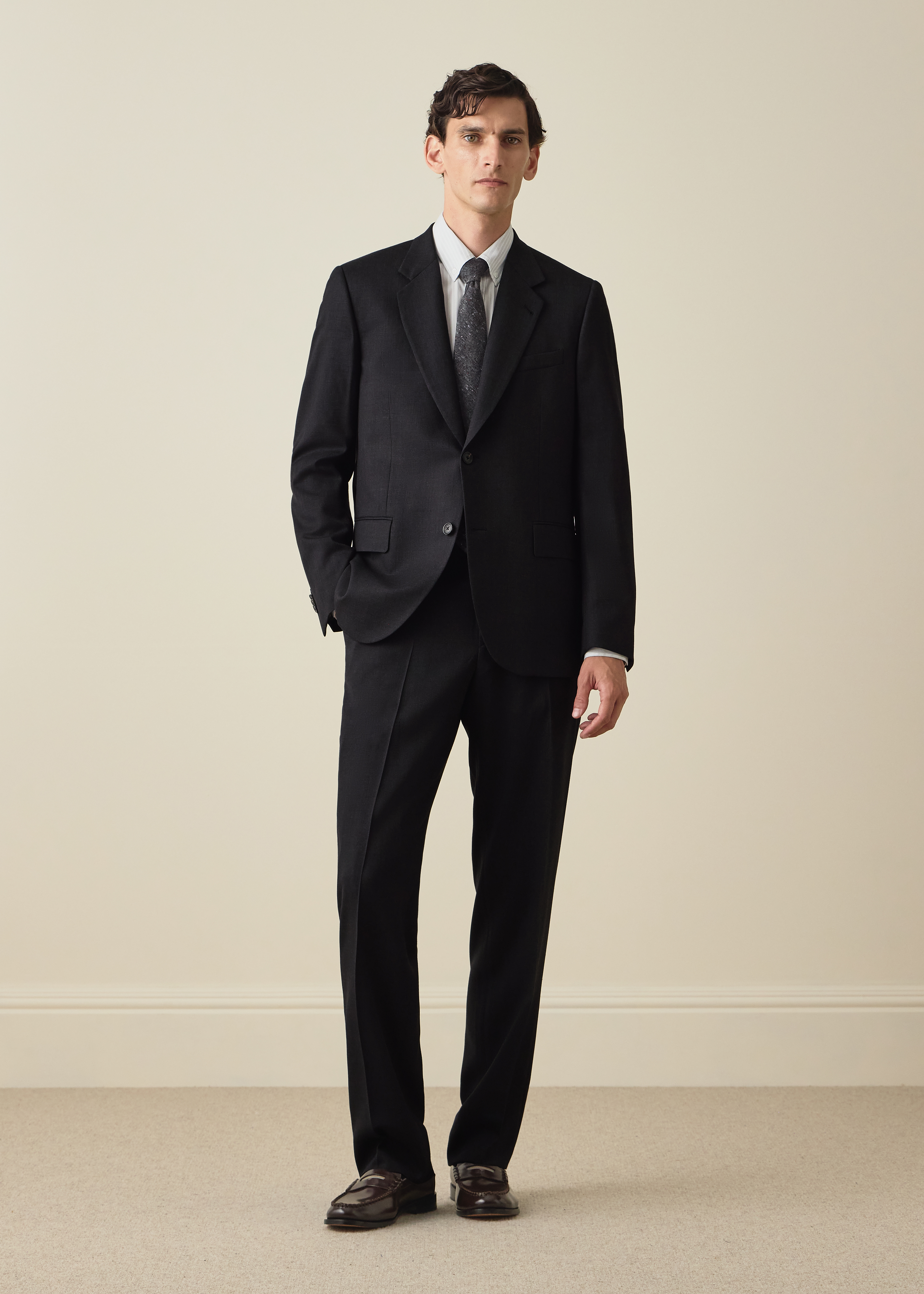 The Westbourne - Charcoal Wool 'A Suit To Travel In' Two-Piece Suit thumbnail 2