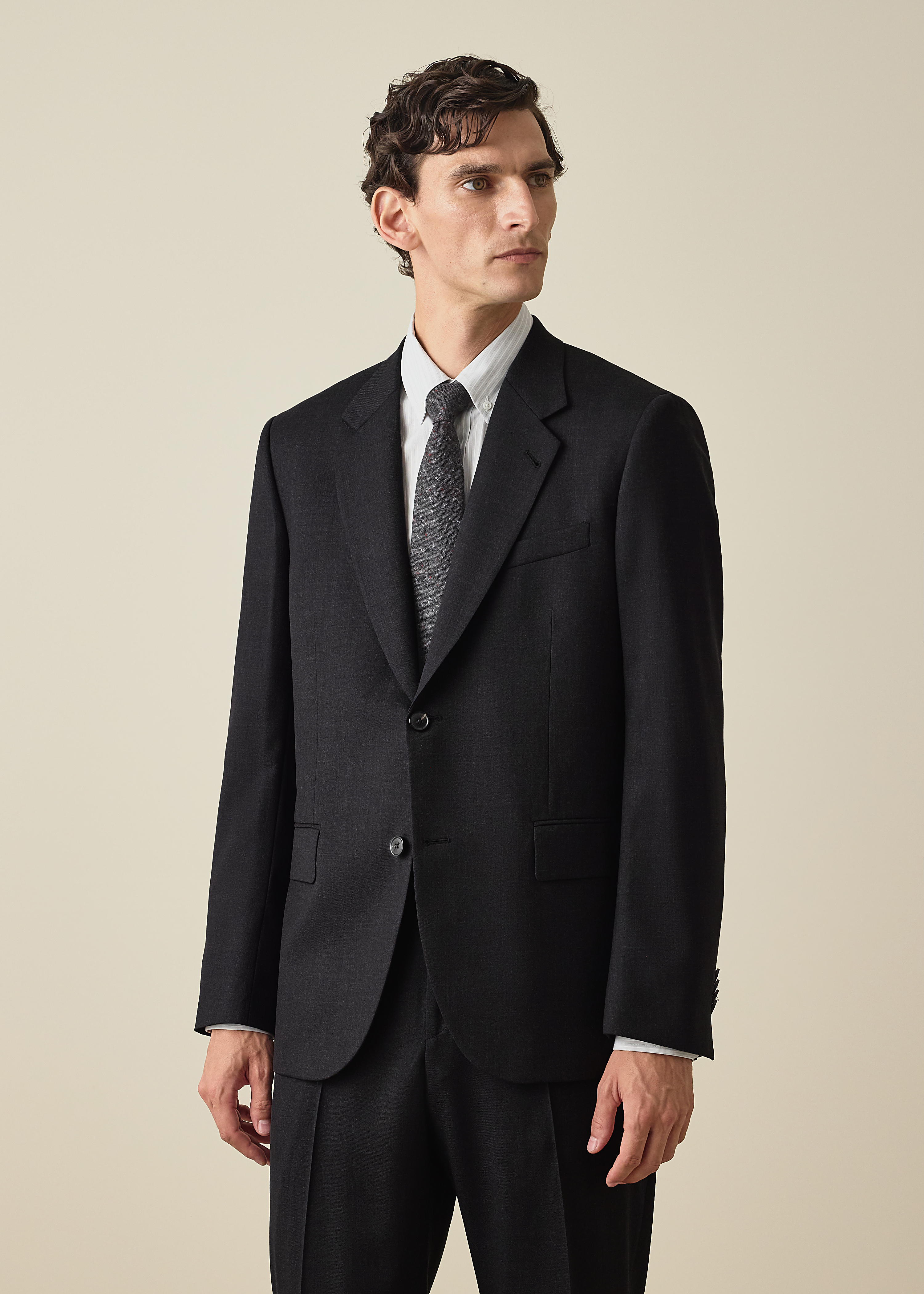 The Westbourne - Charcoal Wool 'A Suit To Travel In' Two-Piece Suit thumbnail 4