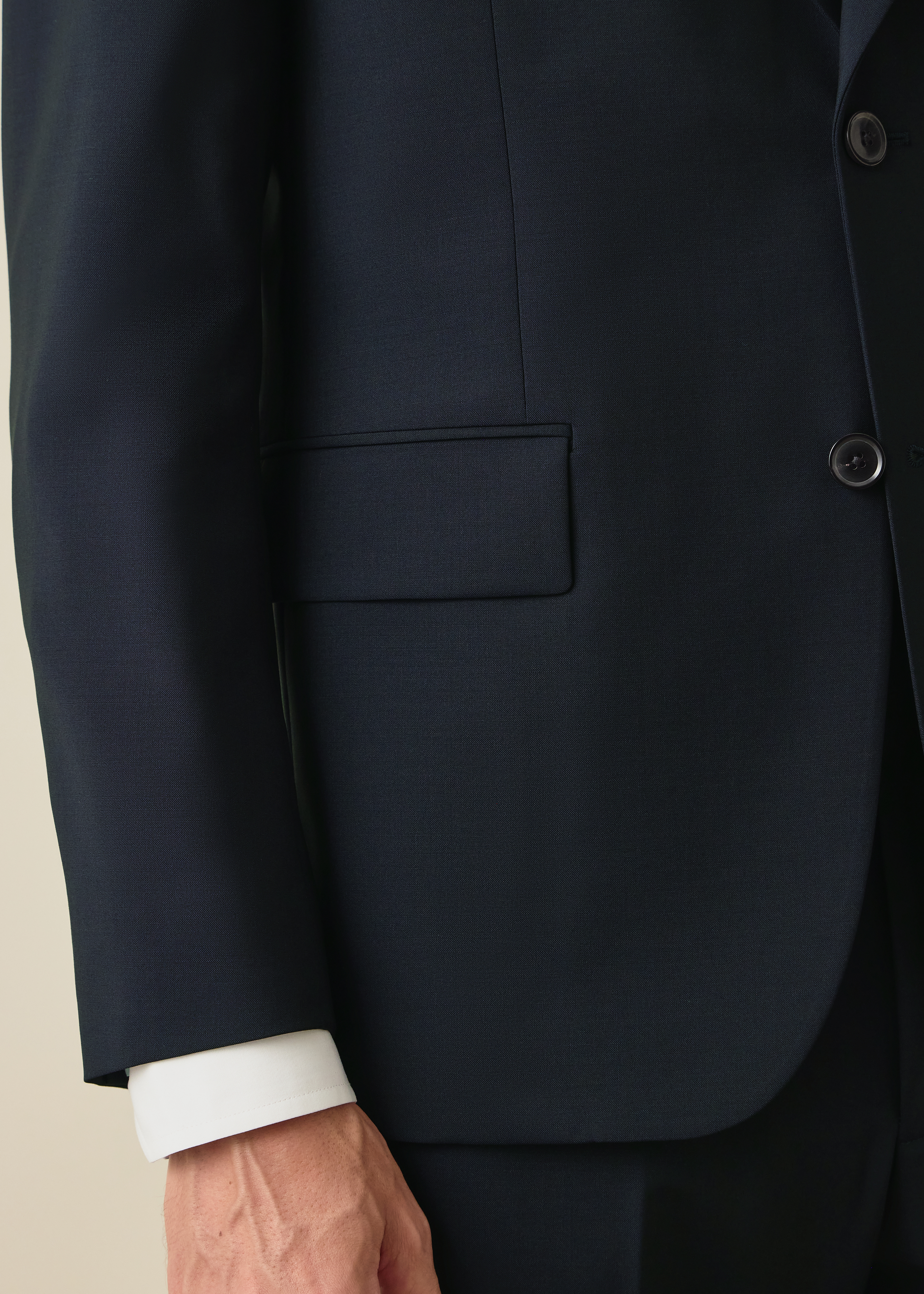 The Brierley - Navy Wool-Mohair Blazer thumbnail 7