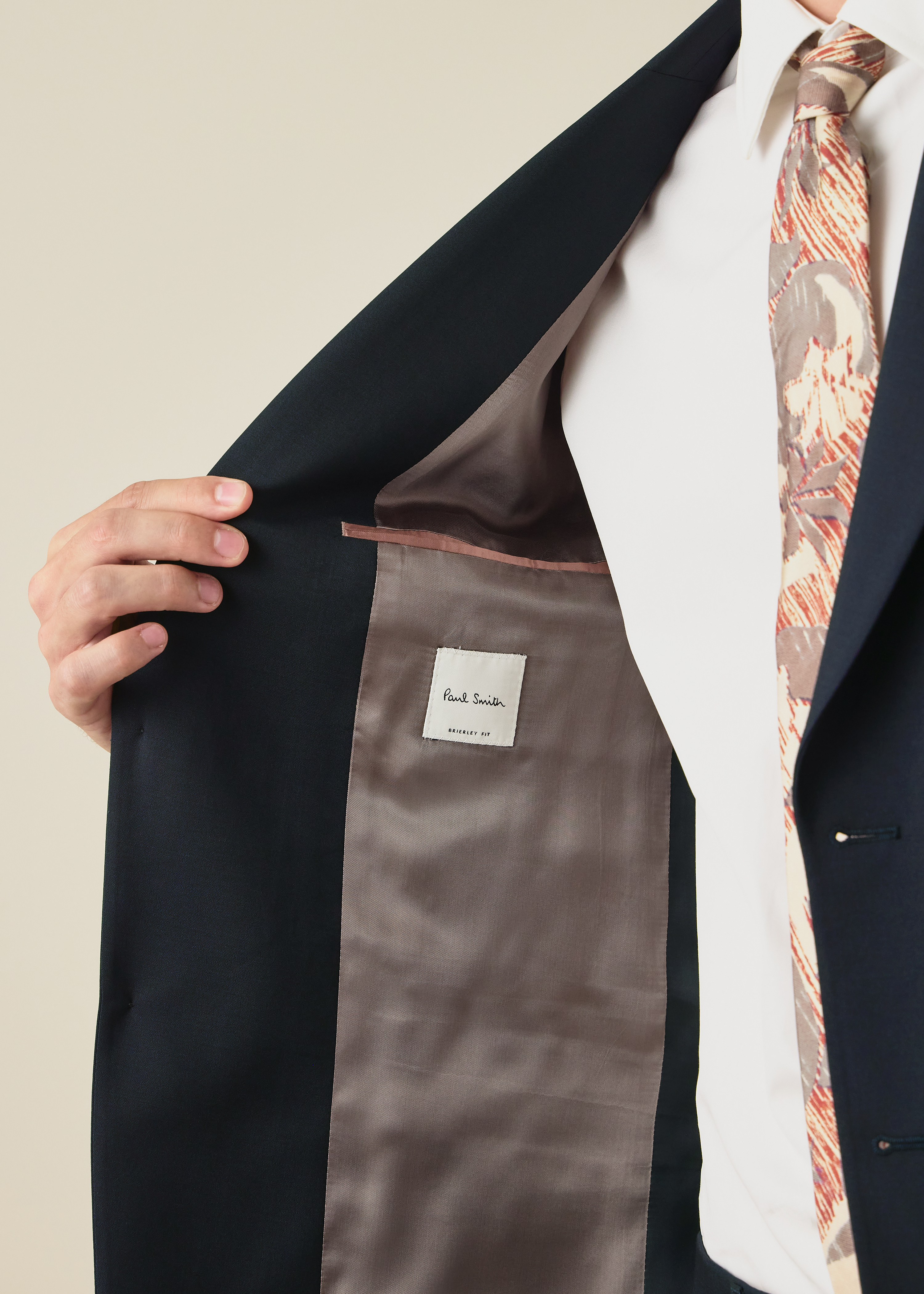 The Brierley - Navy Wool-Mohair Blazer thumbnail 3