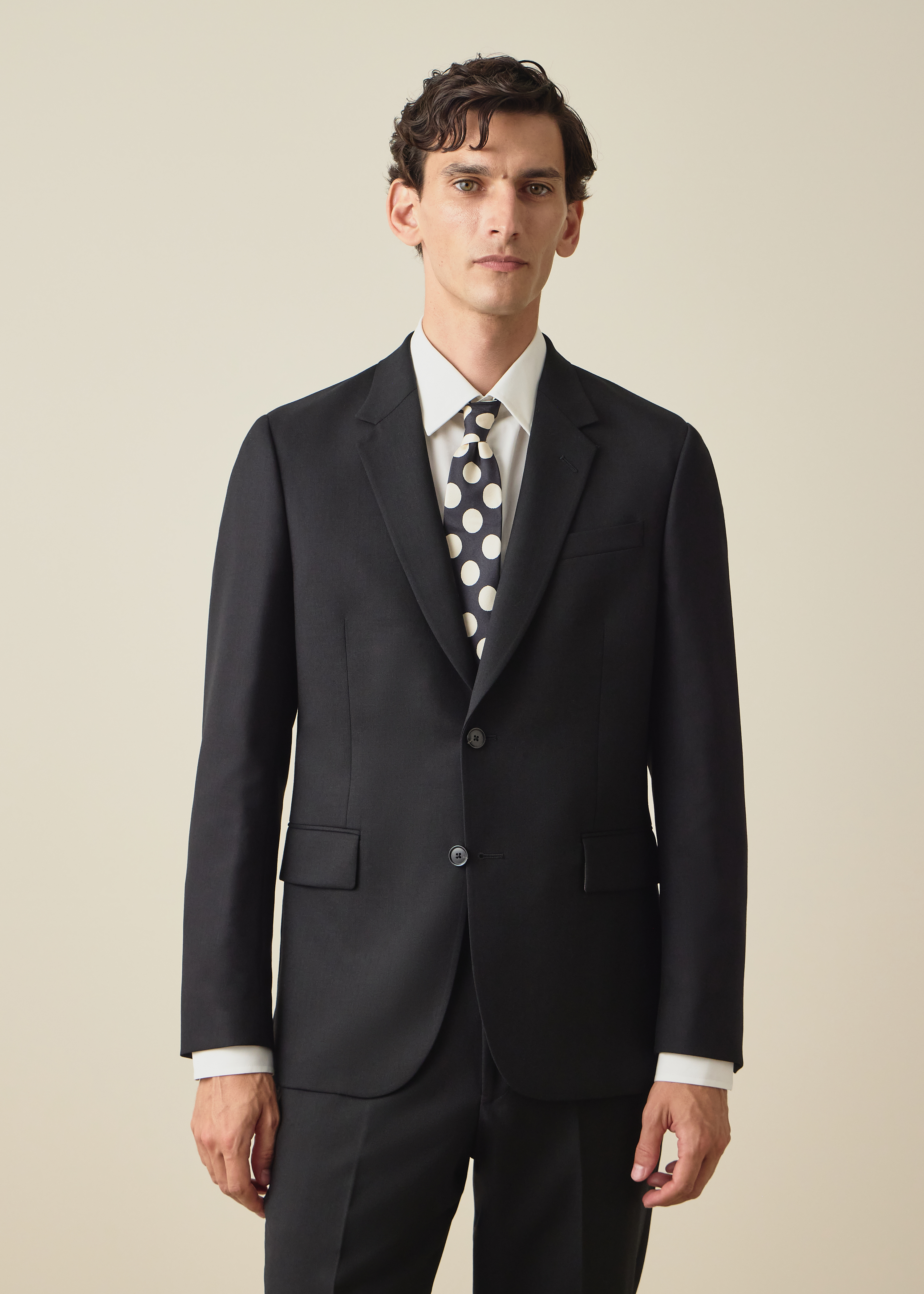 The Brierley - Black Wool 'A Suit To Travel In' Two-Piece Suit thumbnail 4