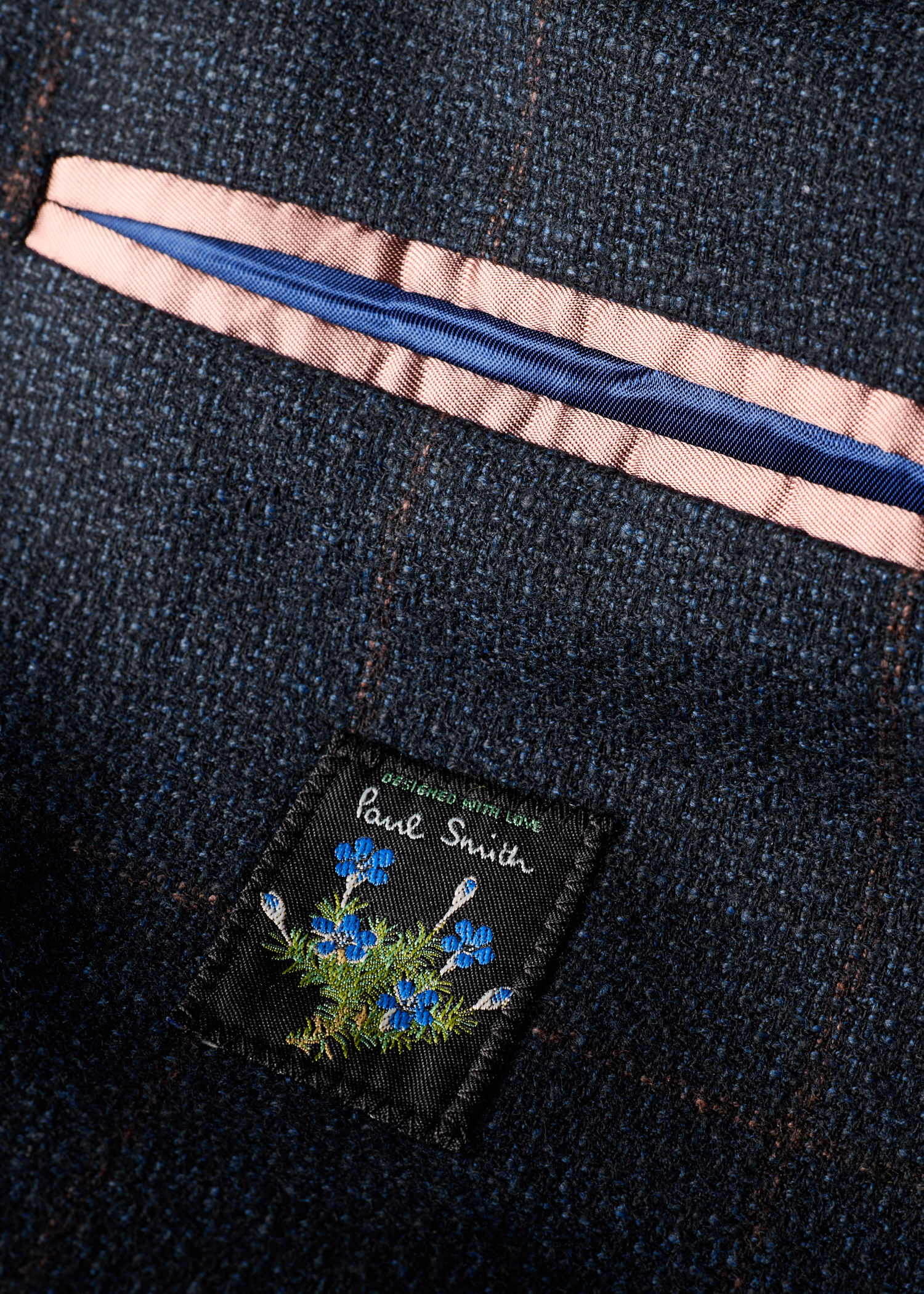 Navy Check Wool Patch-Pocket Buggy-Lined Blazer thumbnail 5