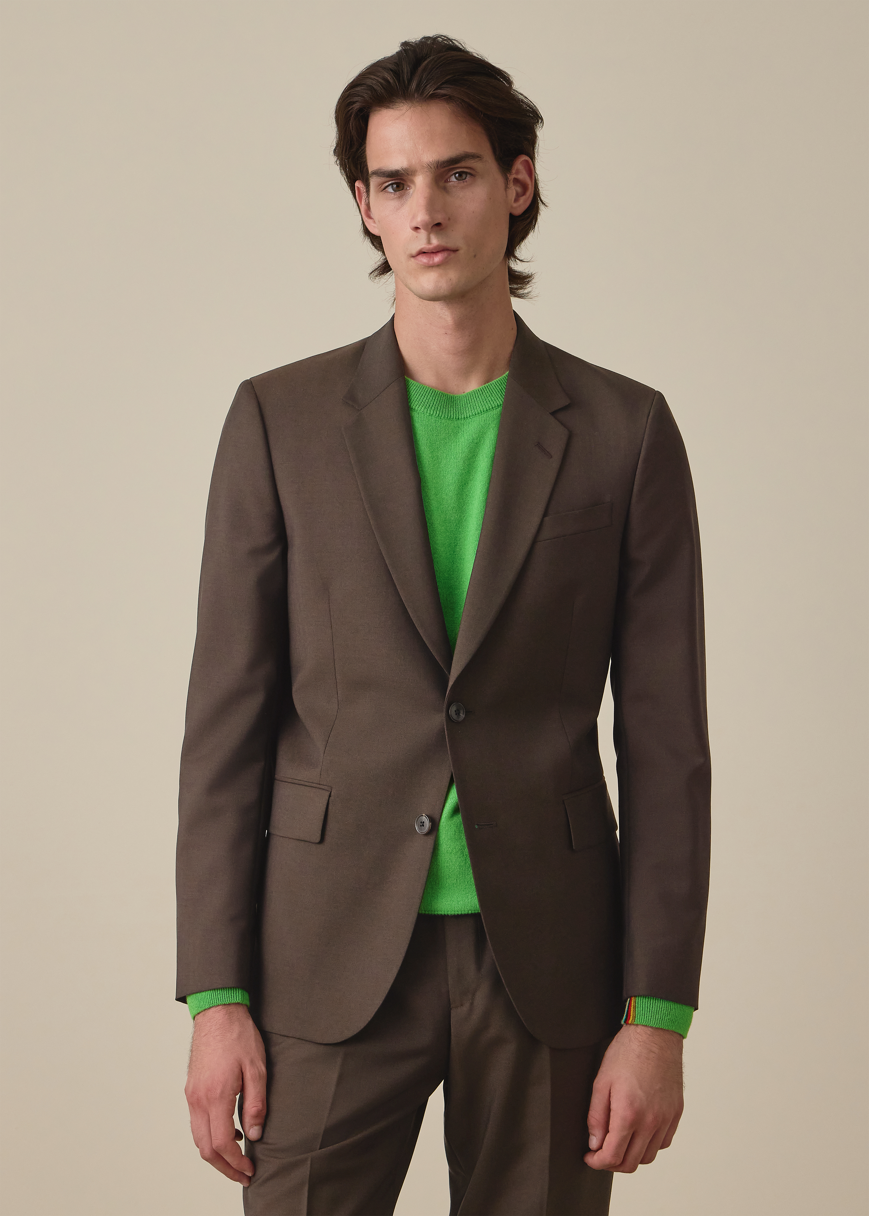 The Brierley - Dark Brown Wool-Mohair Two-Piece Suit thumbnail 4
