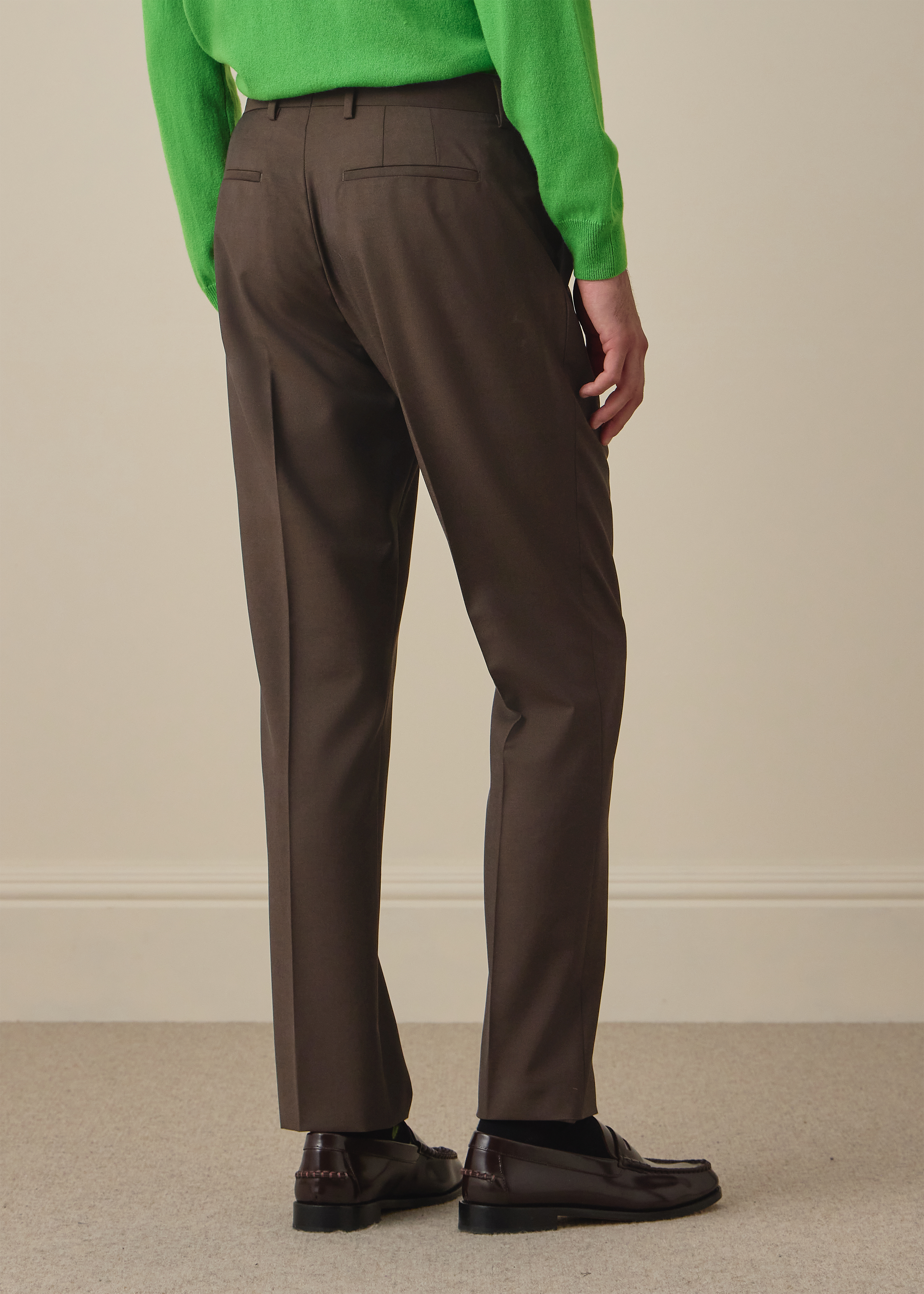 The Brierley - Dark Brown Wool-Mohair Two-Piece Suit thumbnail 7