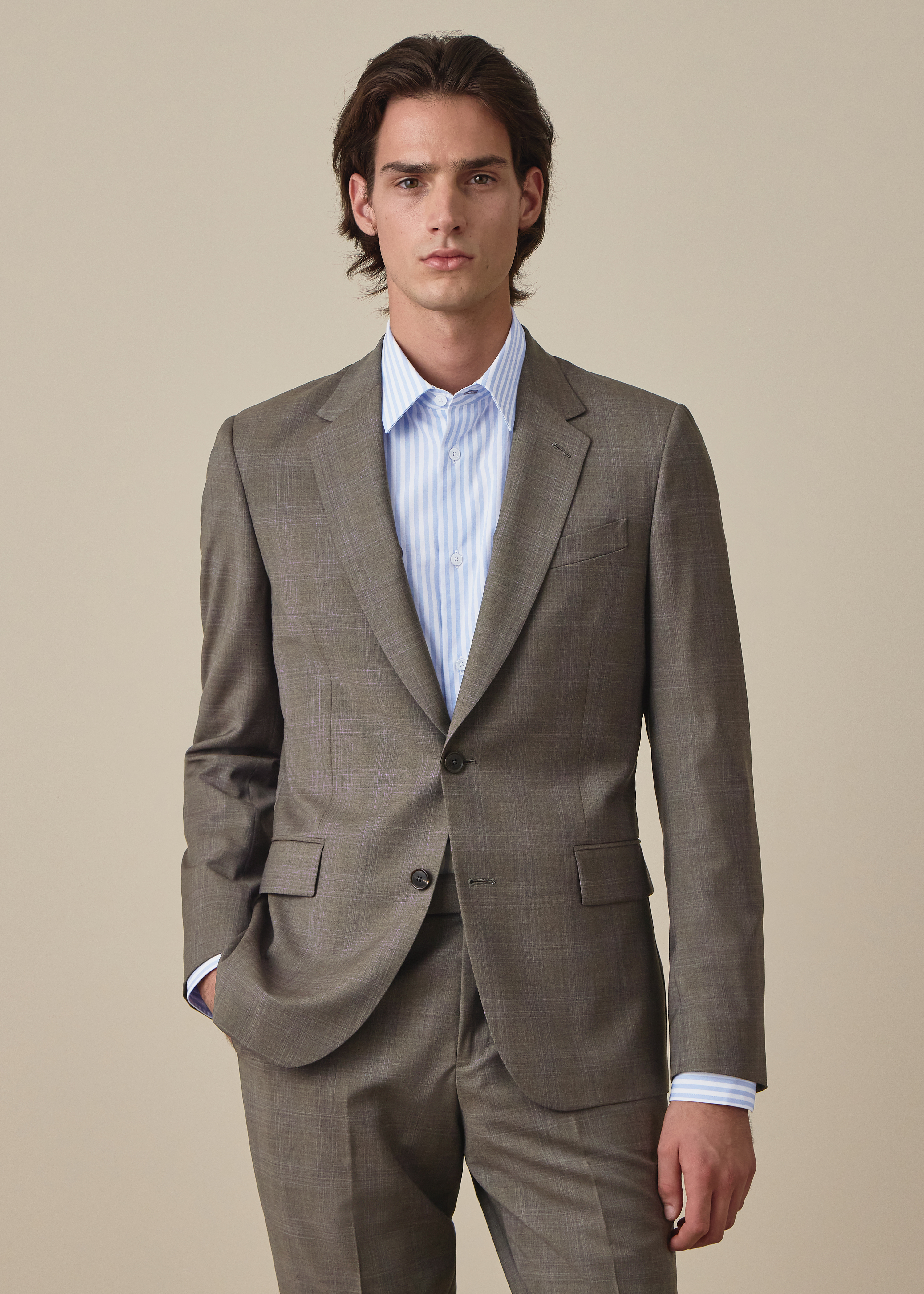 The Soho - Grey Check Wool Suit thumbnail 4