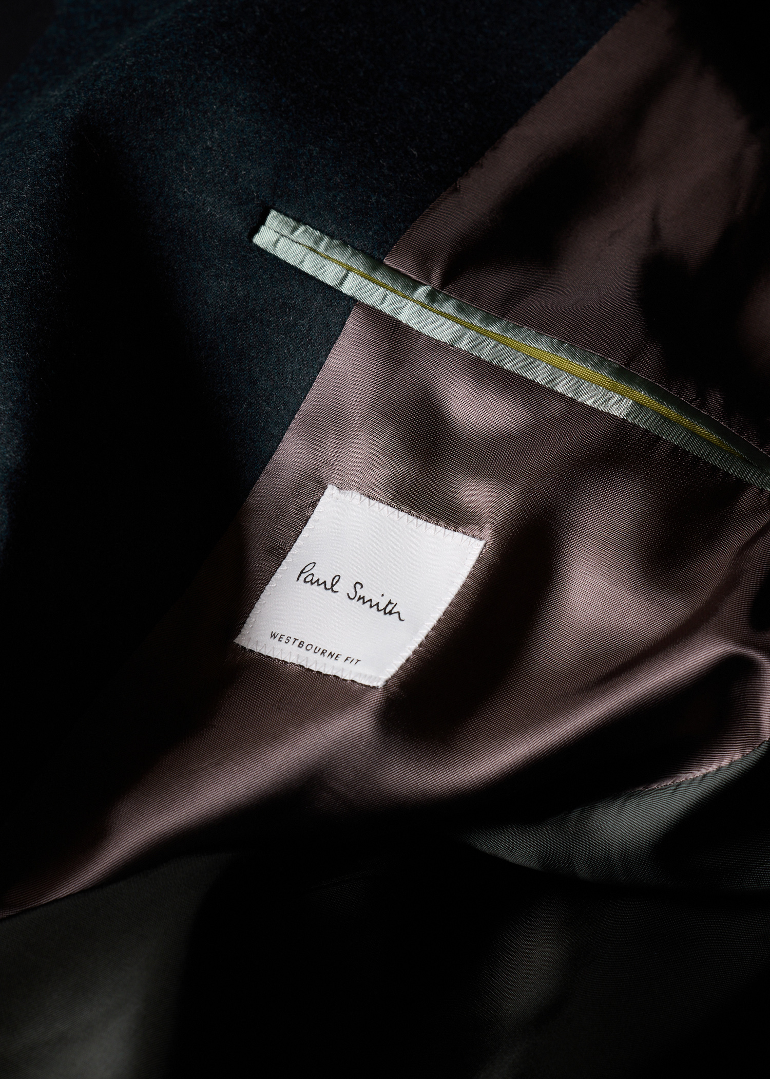The Westbourne - Dark Teal Green Wool-Cashmere Flannel Blazer thumbnail 6