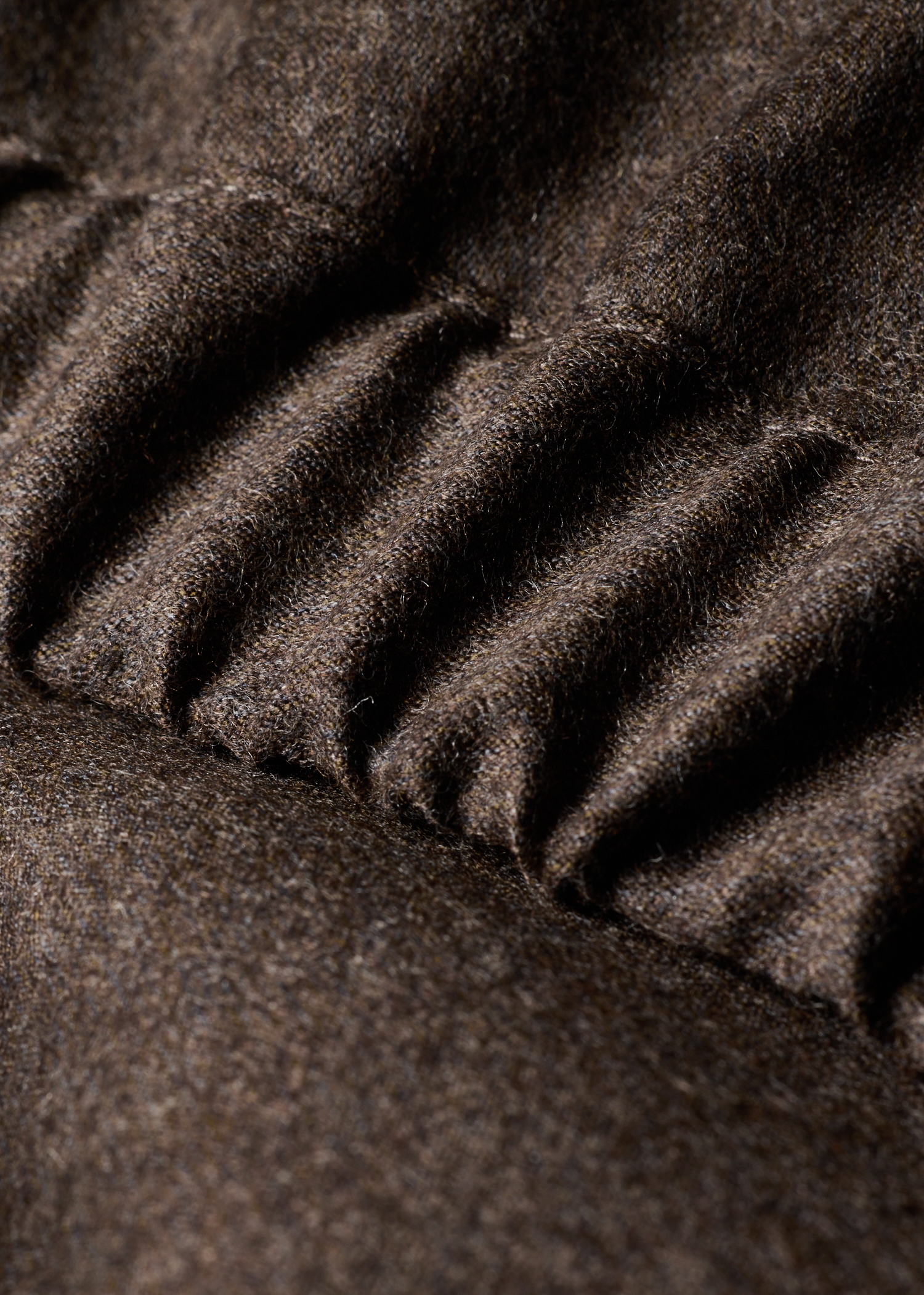 Light Brown Wool-Cashmere Flannel Jacket thumbnail 8