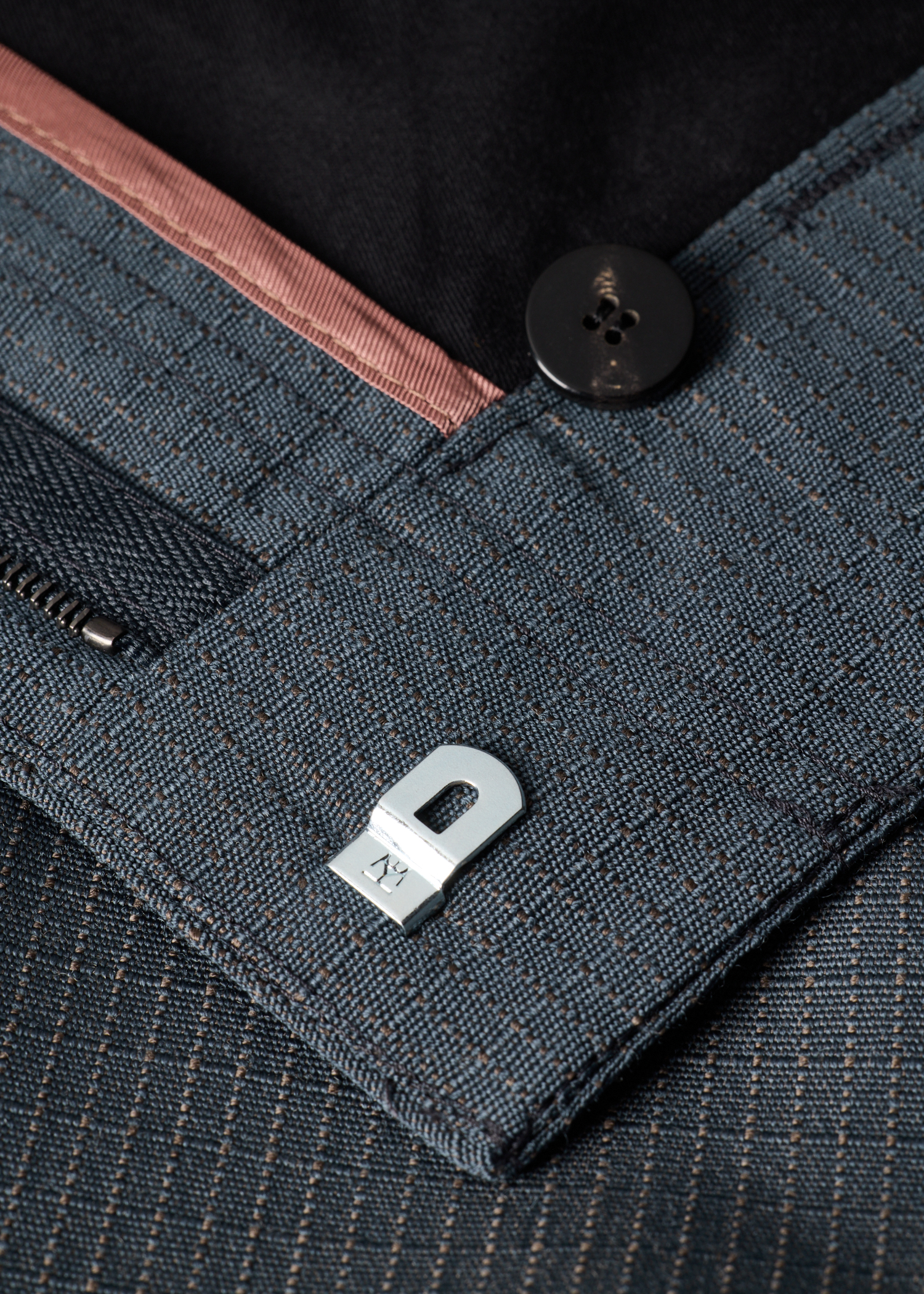 Steel Blue Wool-Ripstop Trousers thumbnail 5
