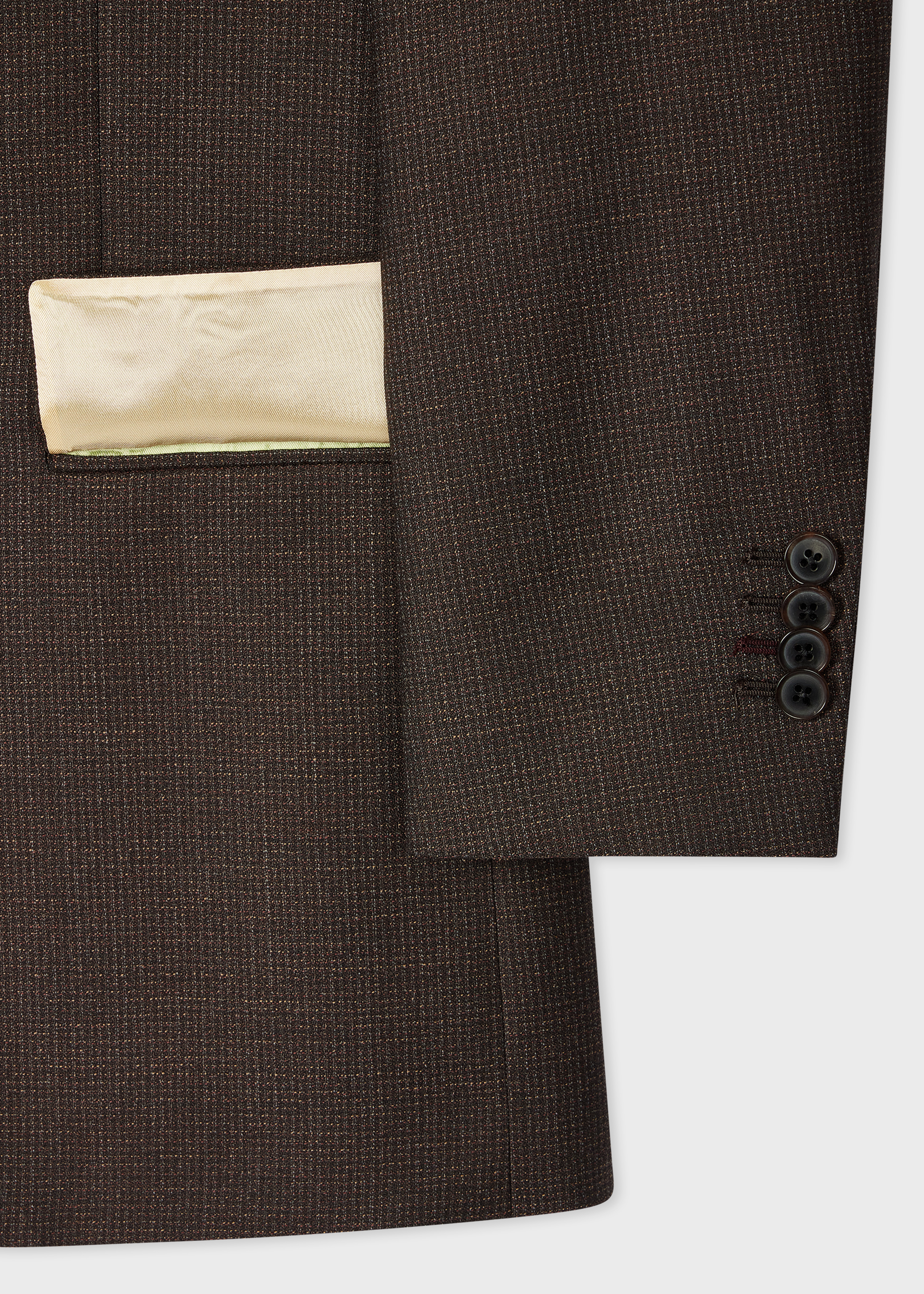 The Soho - Brown Micro-Check Wool Two-Piece Suit thumbnail 9