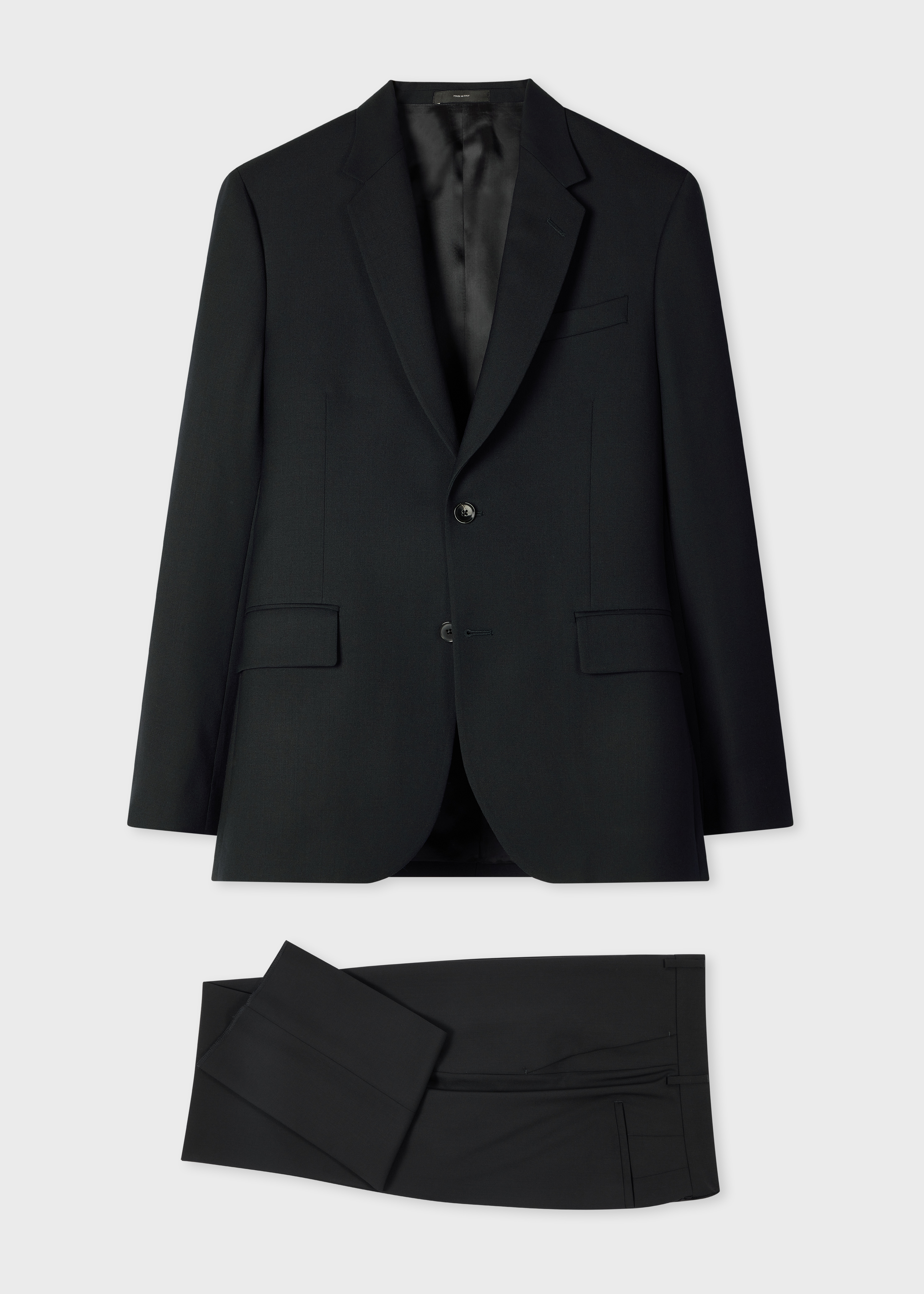 The Brierley - Black Wool-Mohair Two-Piece Suit primary image