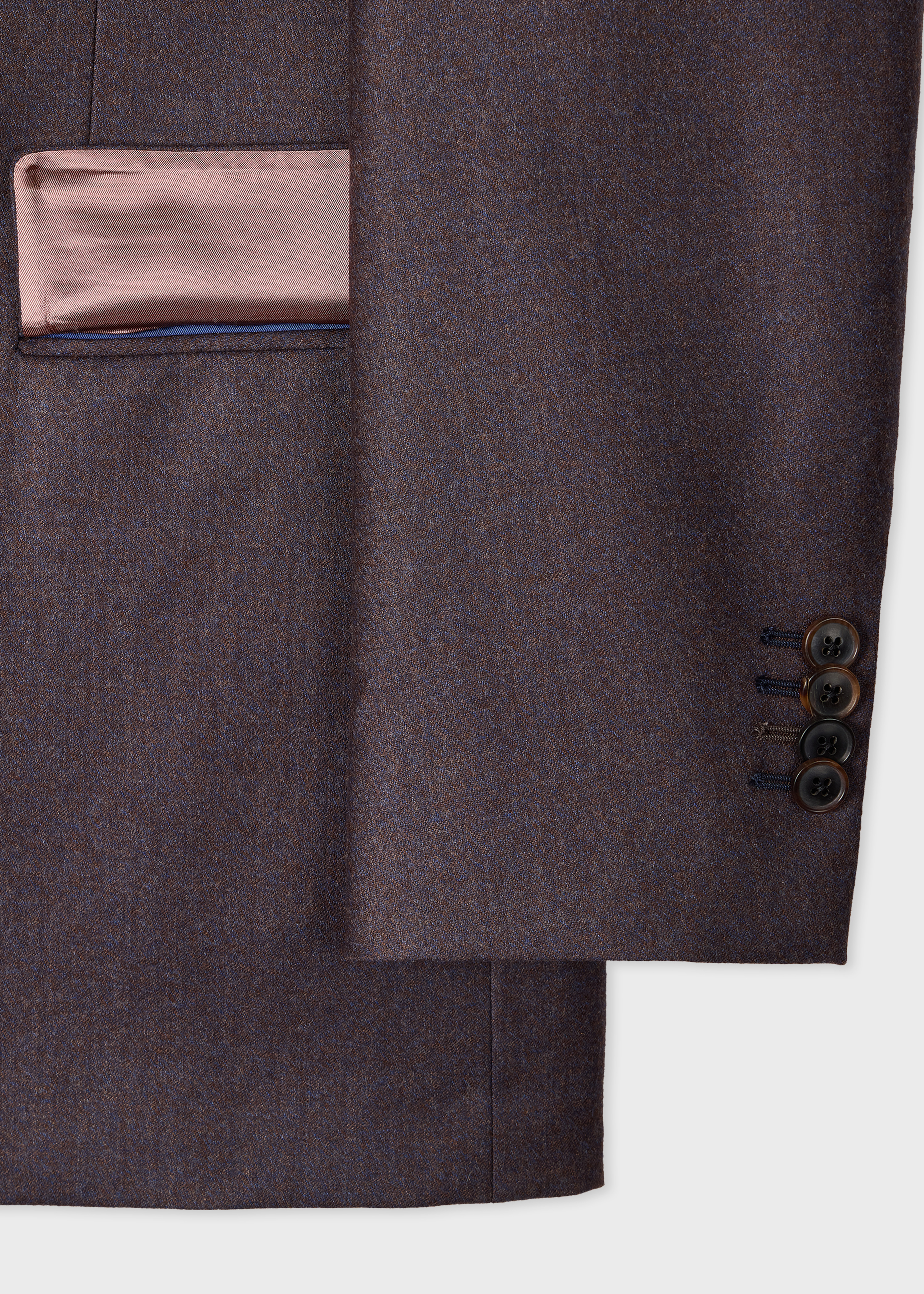 The Soho - Blue Grey Wool-Cashmere Flannel Two-Piece Suit thumbnail 9