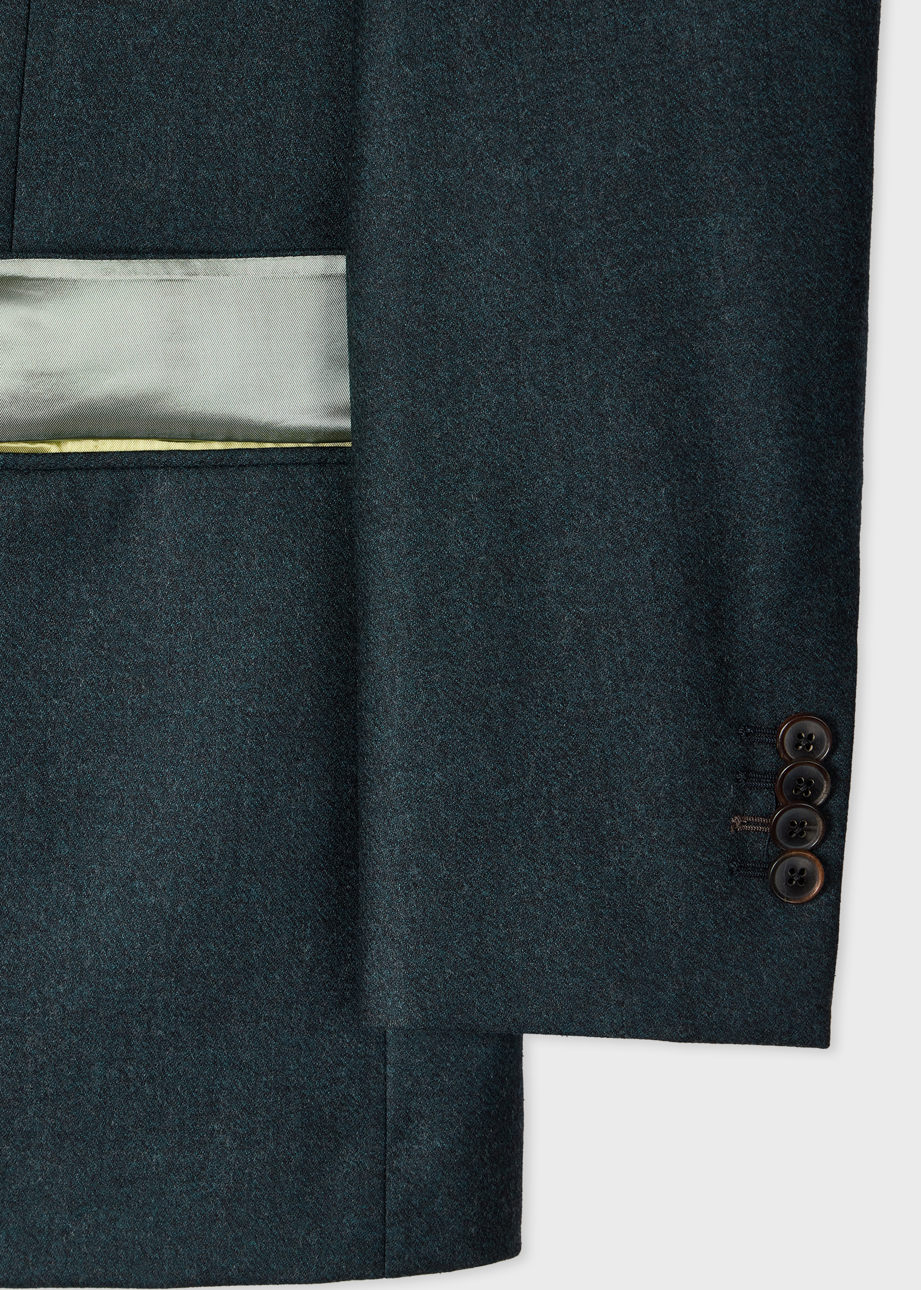 The Soho - Teal Green Wool-Cashmere Flannel Two-Piece Suit thumbnail 9