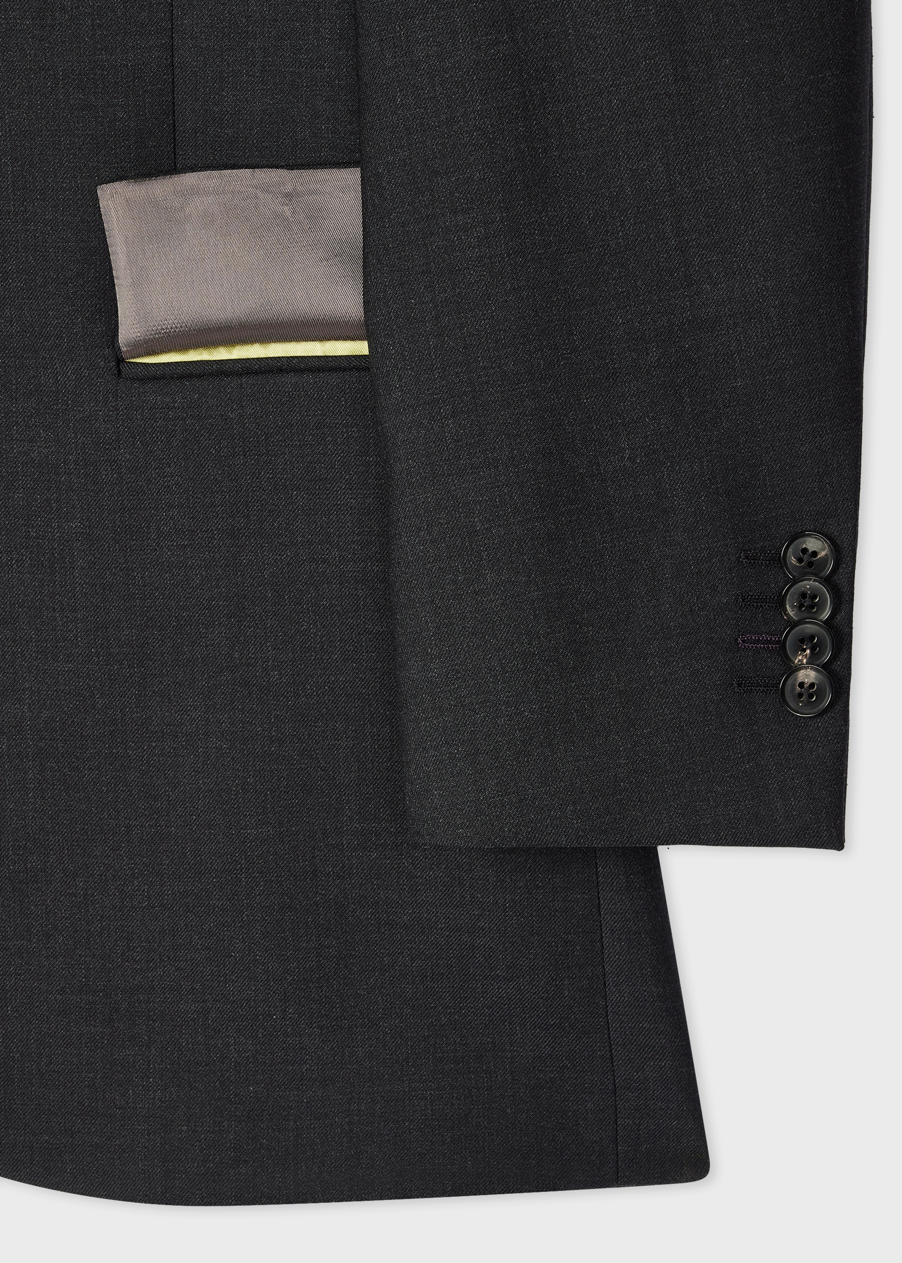 The Brierley - Charcoal Wool 'A Suit To Travel In' Two-Piece Suit thumbnail 8