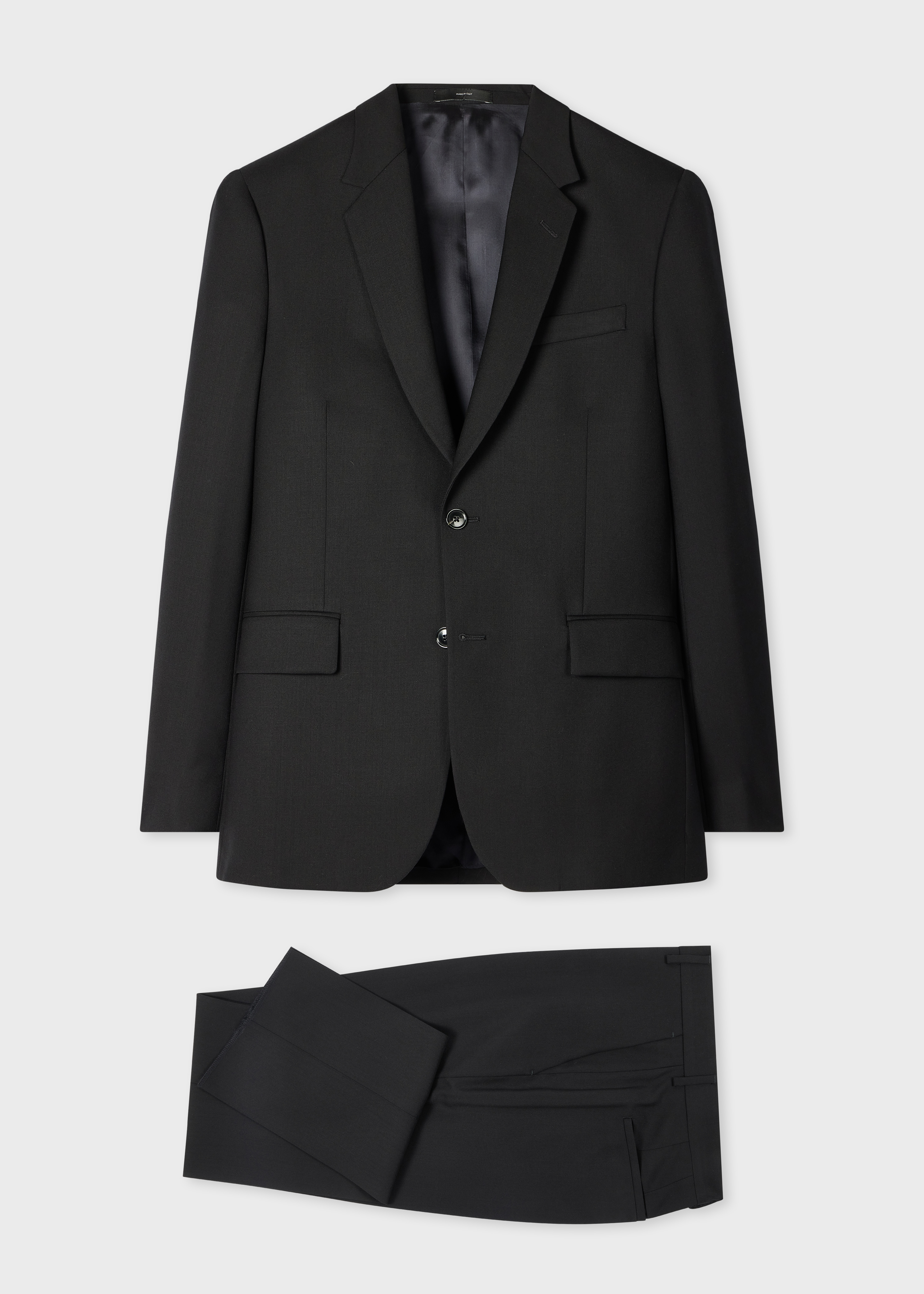 The Brierley - Black Wool 'A Suit To Travel In' Two-Piece Suit primary image