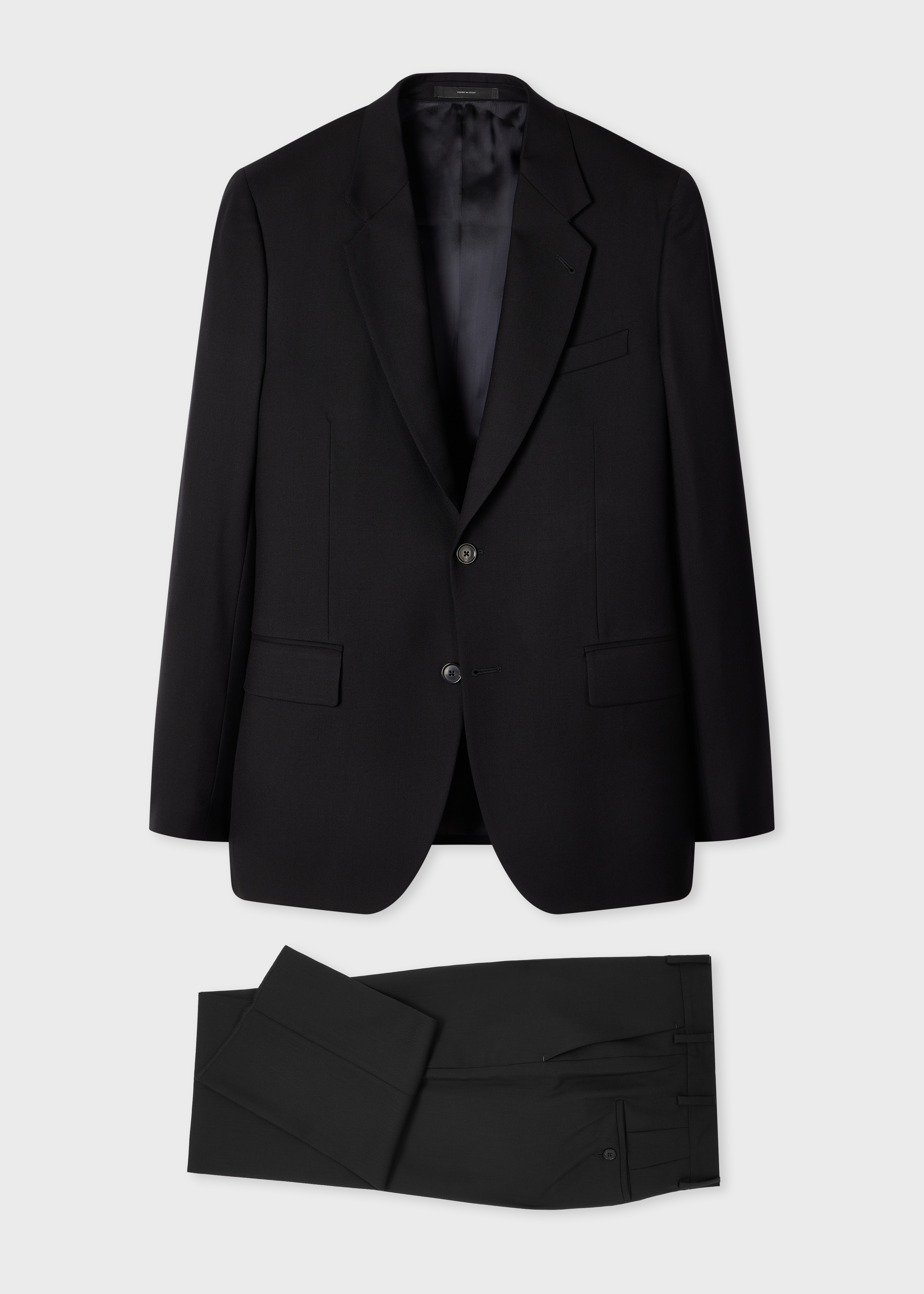 The Westbourne - Black Wool 'A Suit To Travel In' Two-Piece Suit primary image