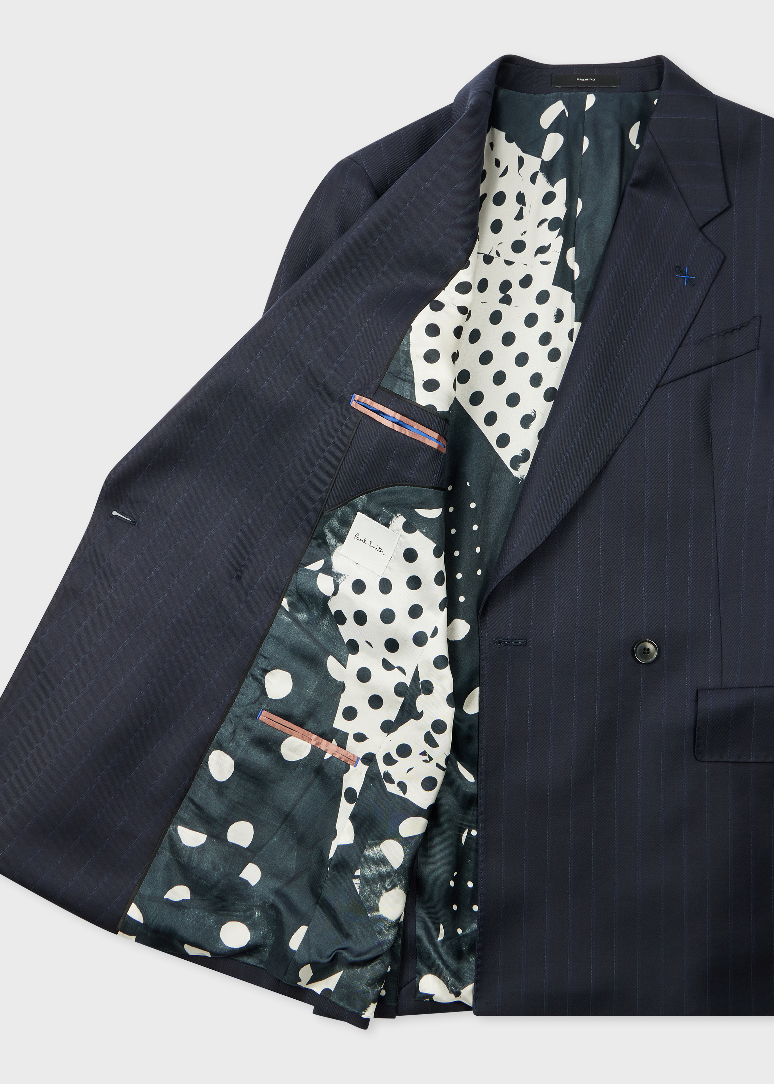 The Westbourne - Dark Navy Pinstripe Double-Breasted Suit thumbnail 3