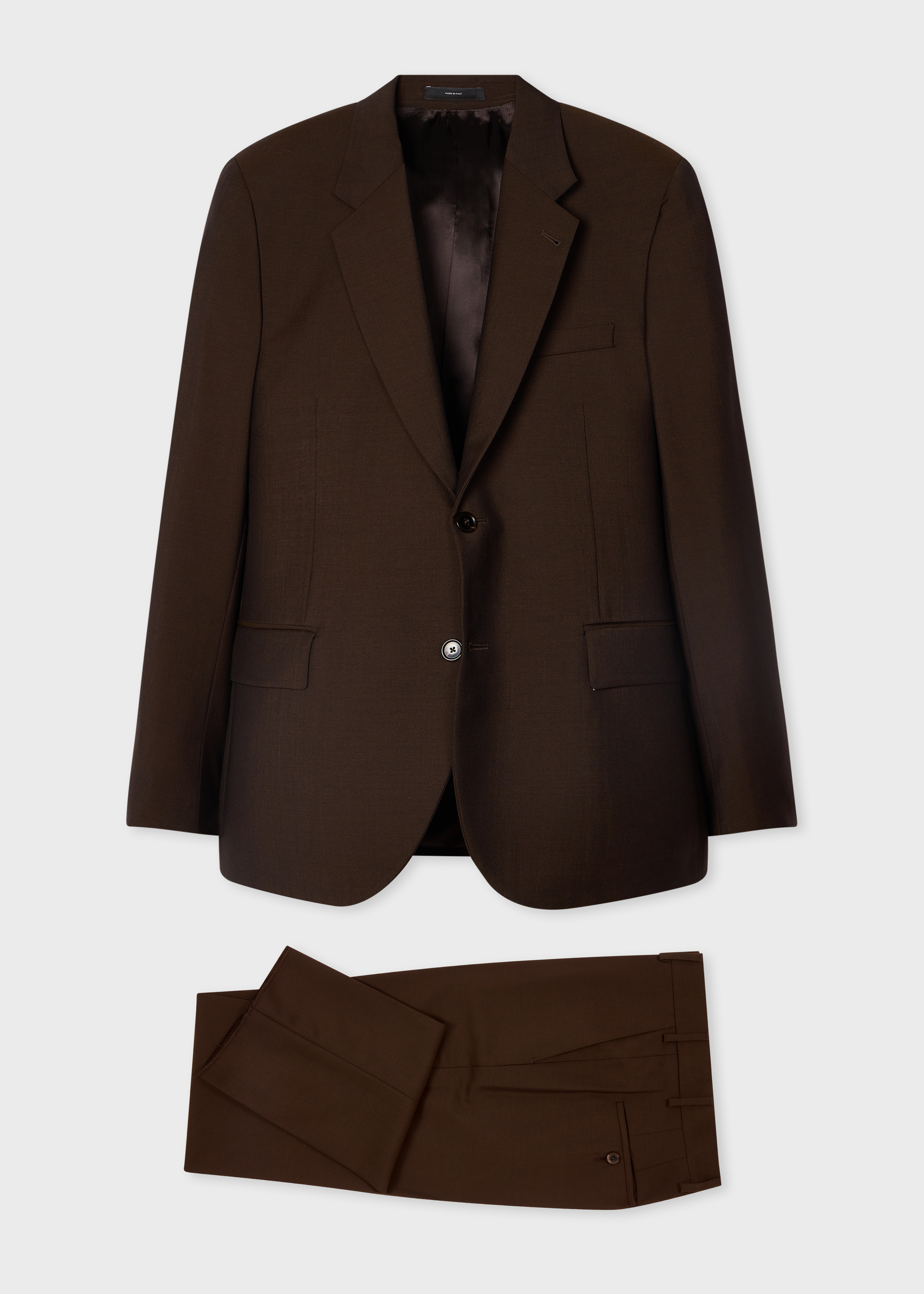 The Westbourne - Dark Brown Wool-Mohair Two-Piece Suit primary image