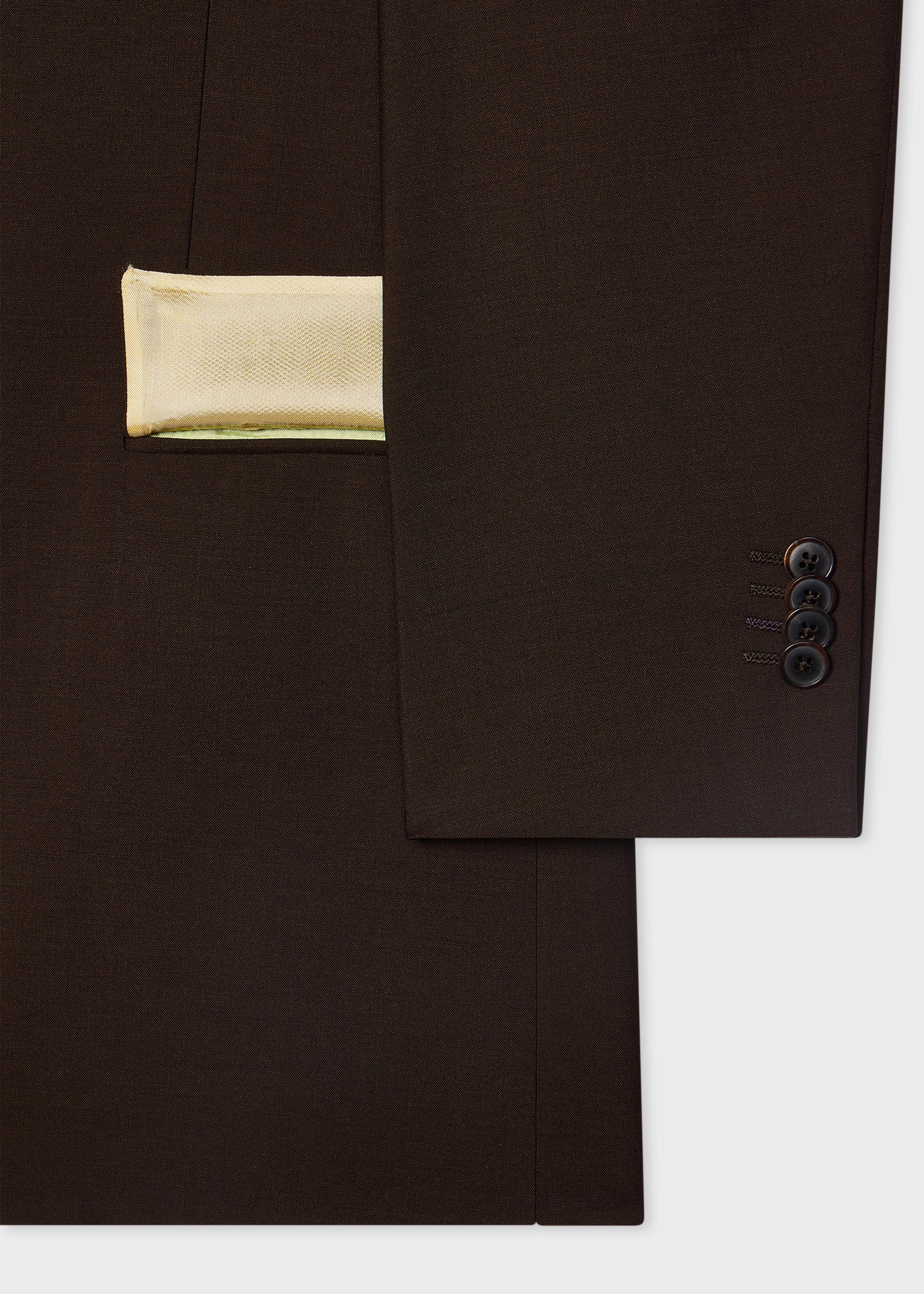The Westbourne - Dark Brown Wool-Mohair Two-Piece Suit thumbnail 7