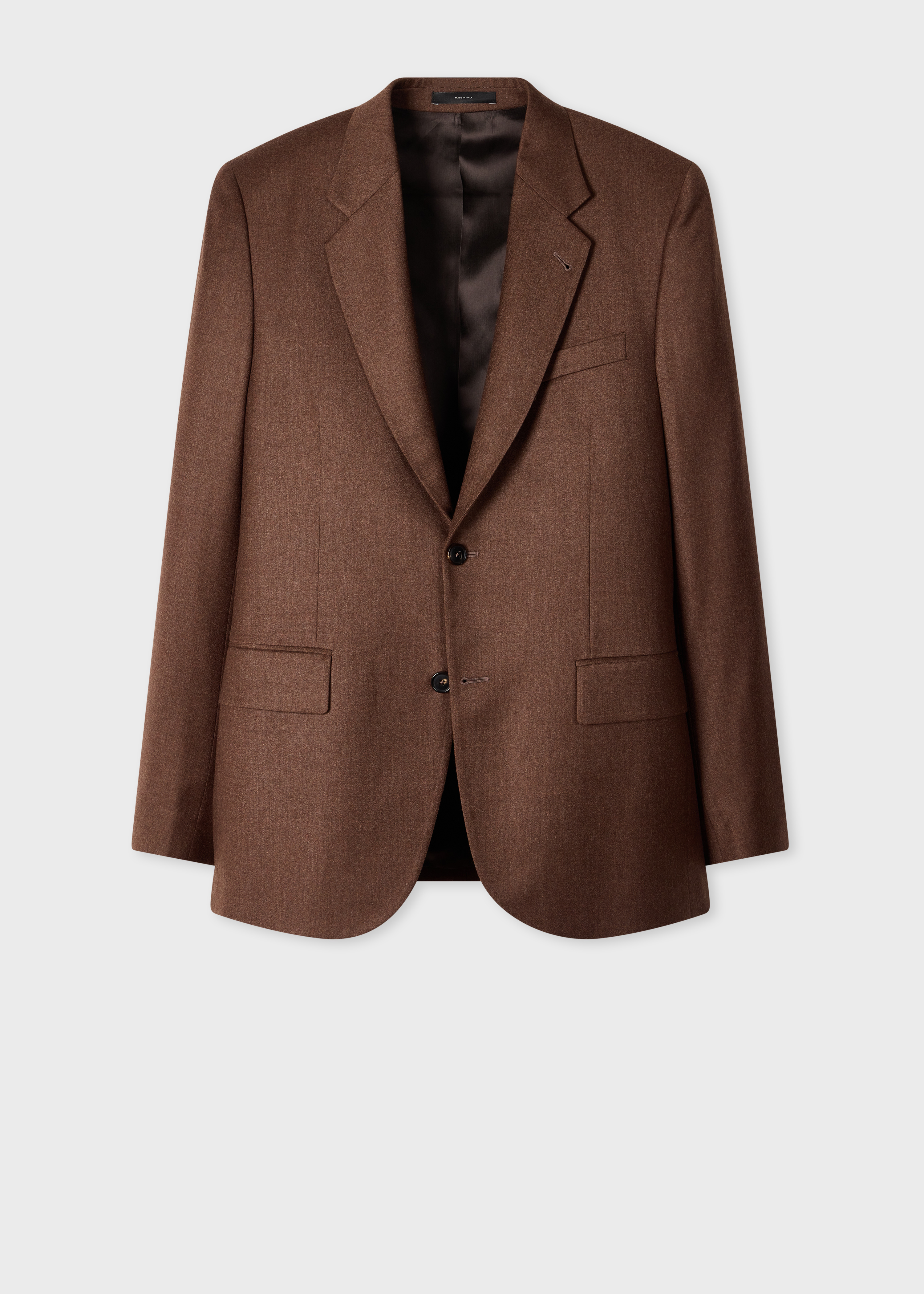 The Westbourne - Brown Wool-Cashmere Flannel Blazer