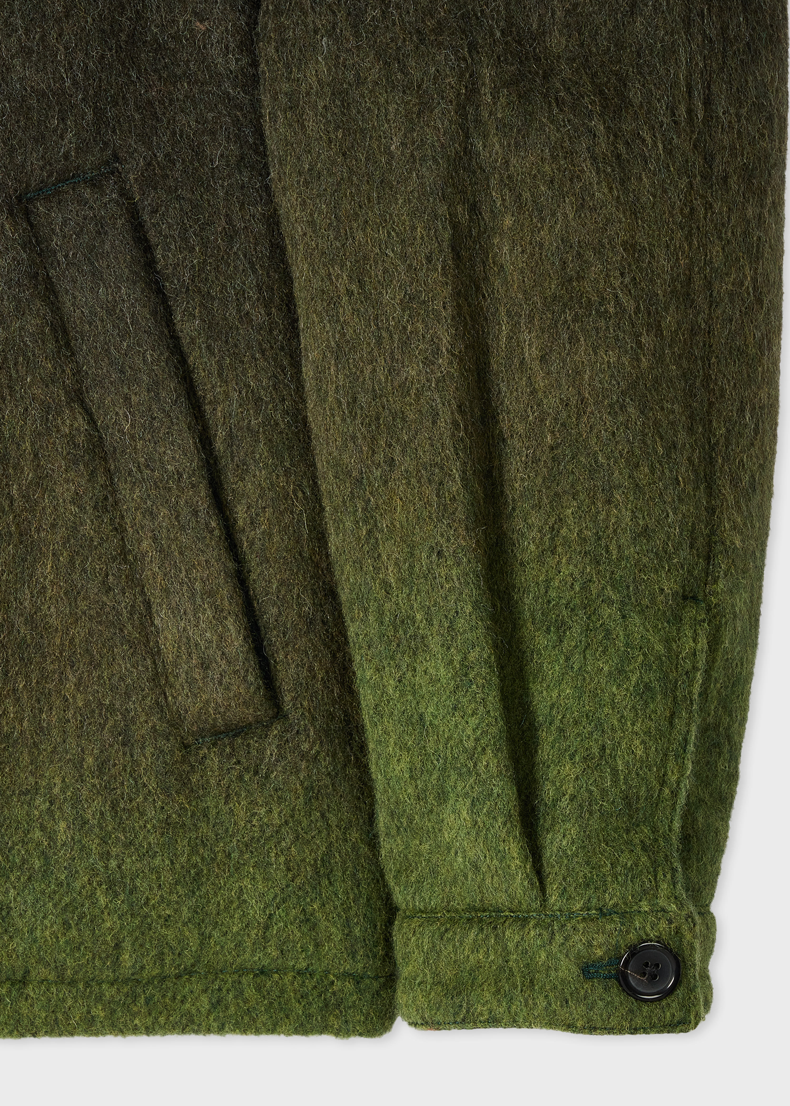 Green Ombre Wool-Blend Jacket thumbnail 5