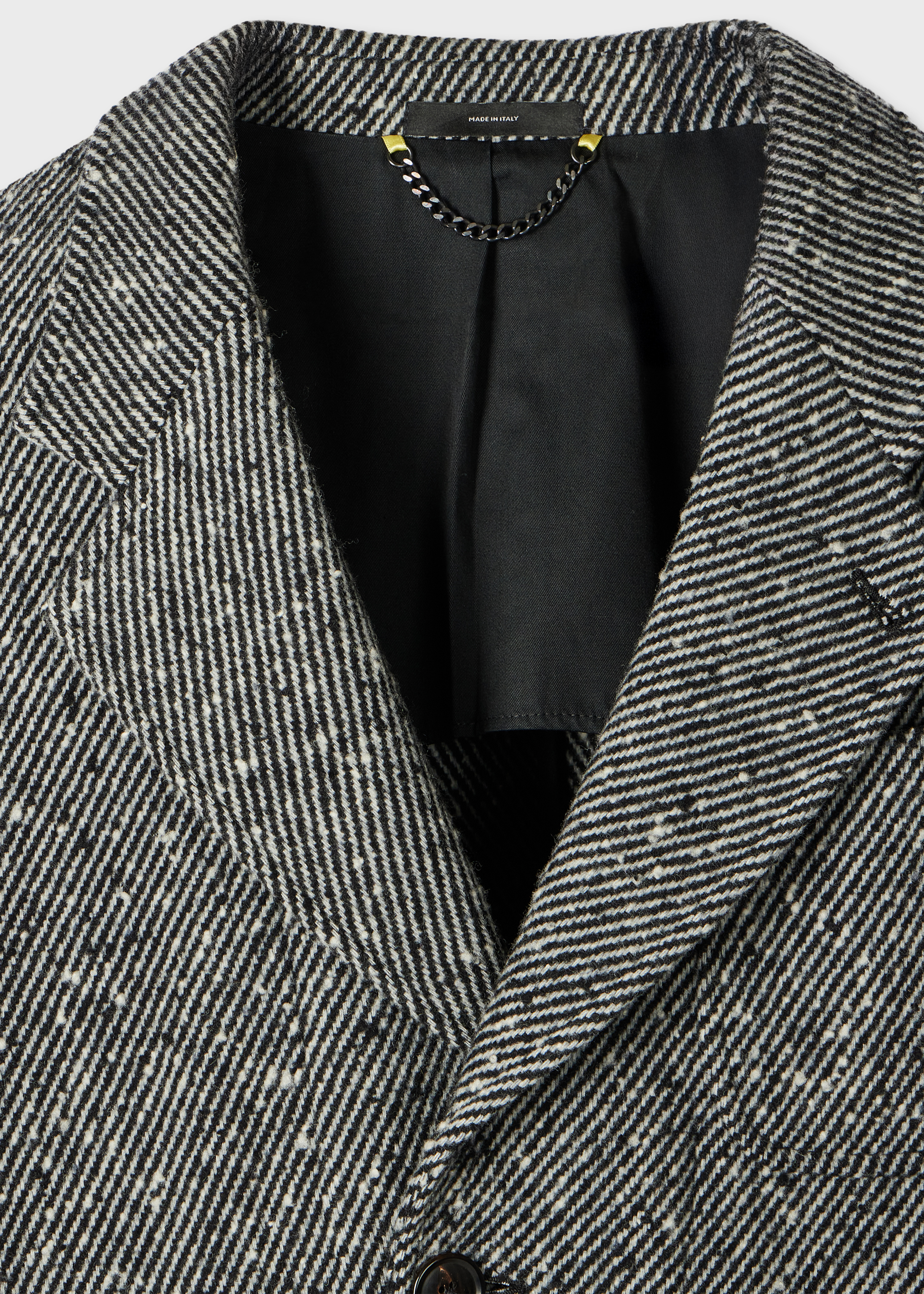 Light Grey Donegal Wool Hunting Jacket thumbnail 8