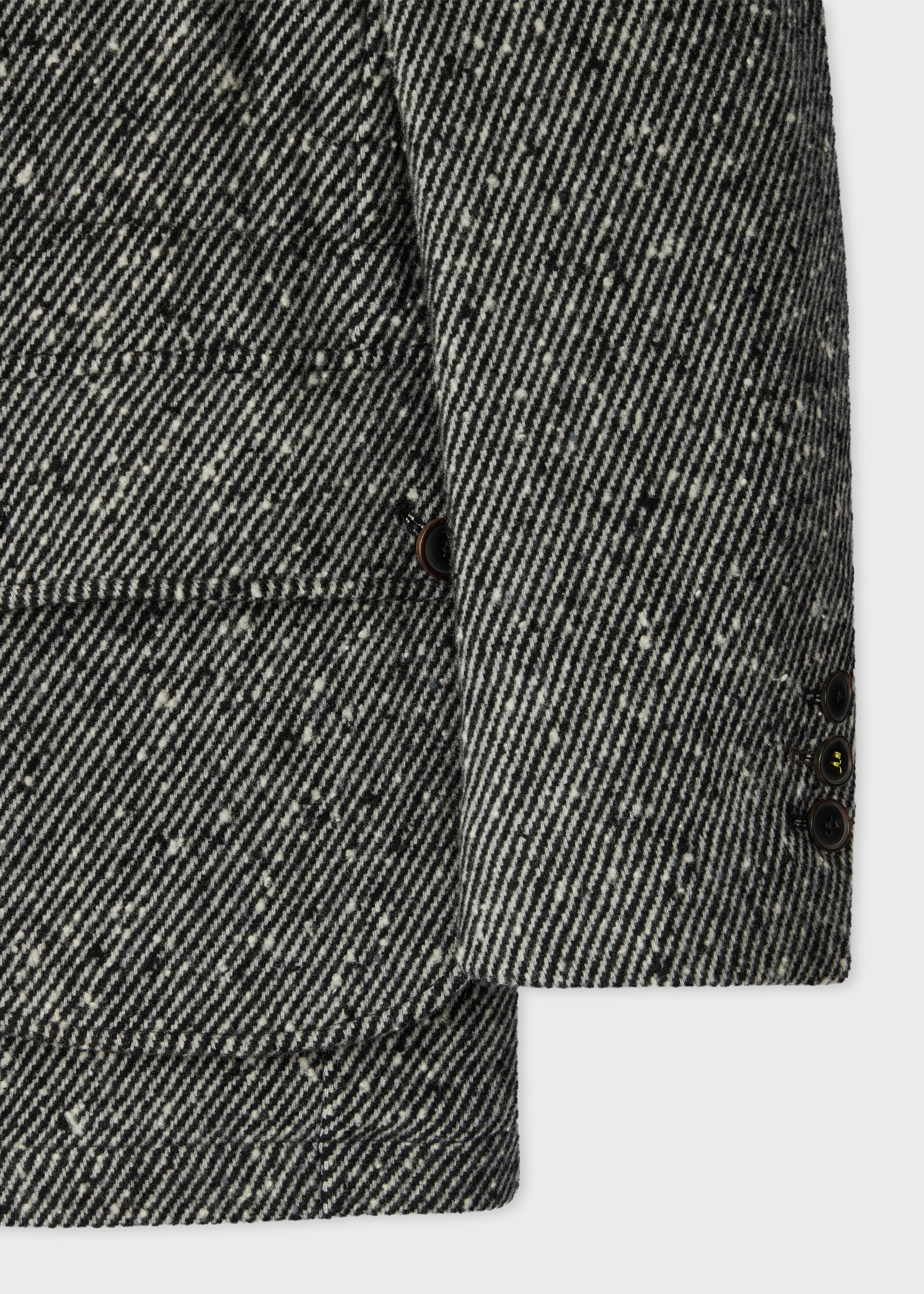 Light Grey Donegal Wool Hunting Jacket thumbnail 9