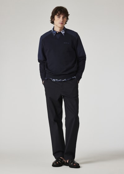 Navy 'Sunbleached Snaps' Poplin Shirt