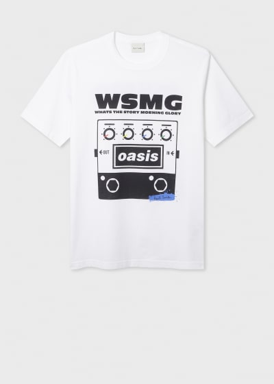 Paul Smith x Oasis - White Wristbands Print T-Shirt