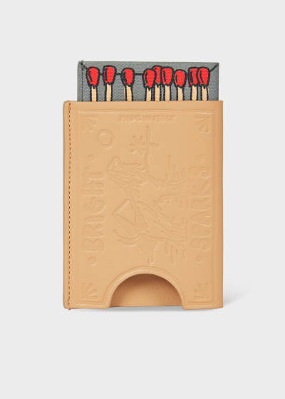 Grey Leather 'Sardines' Card Holder
