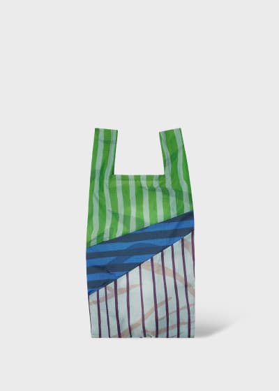 Susan Bijl x Paul Smith - Beige Mixed-Stripe 'The New Shopping Bag