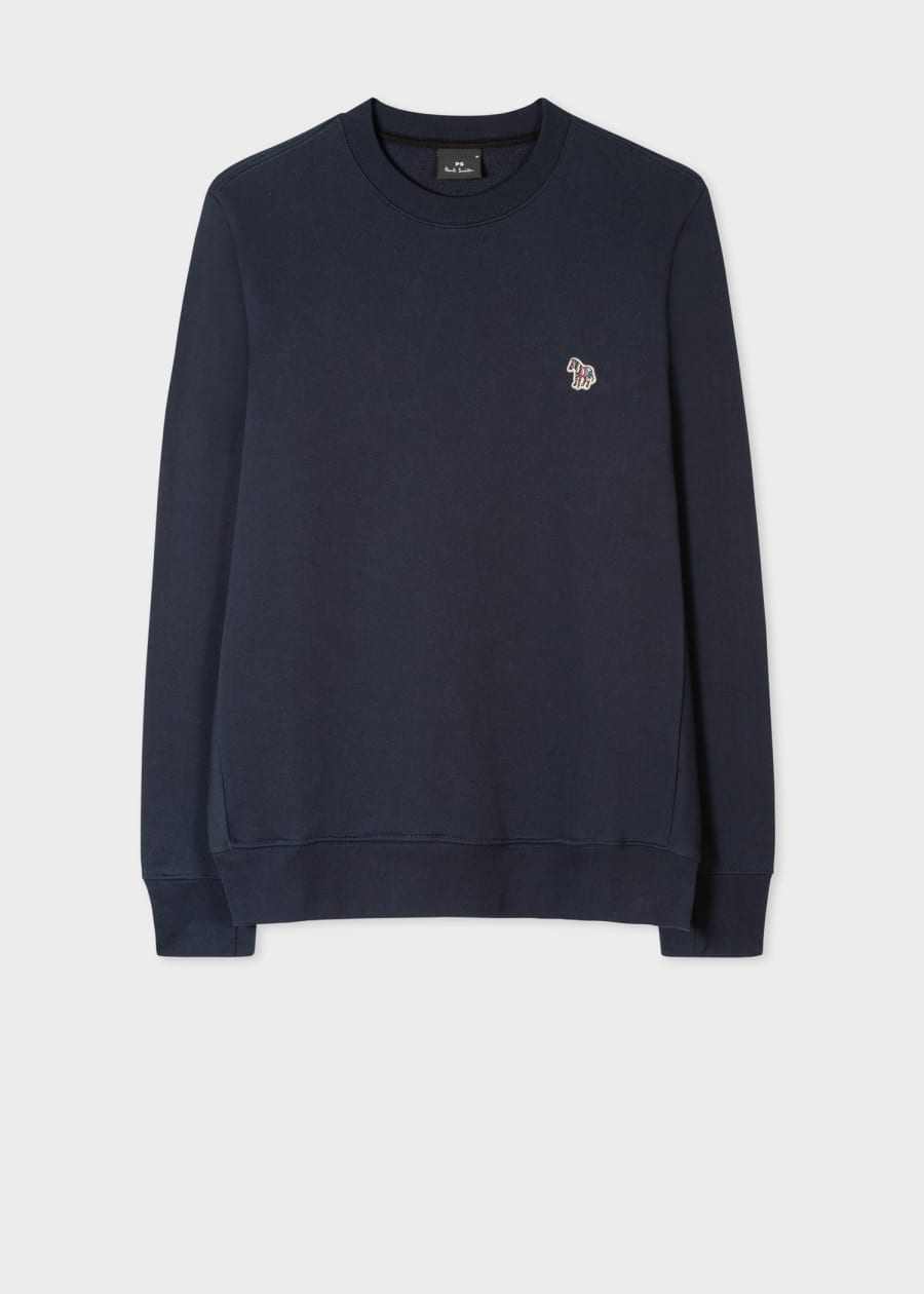 Men's Mint Green Organic Cotton Zebra Logo Sweatshirt