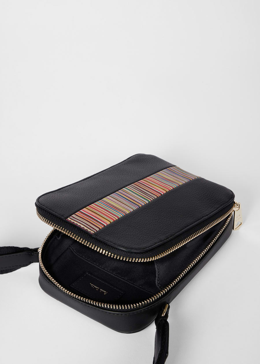 Paul Smith x MINI - Black Shadow Stripe Flight Bag