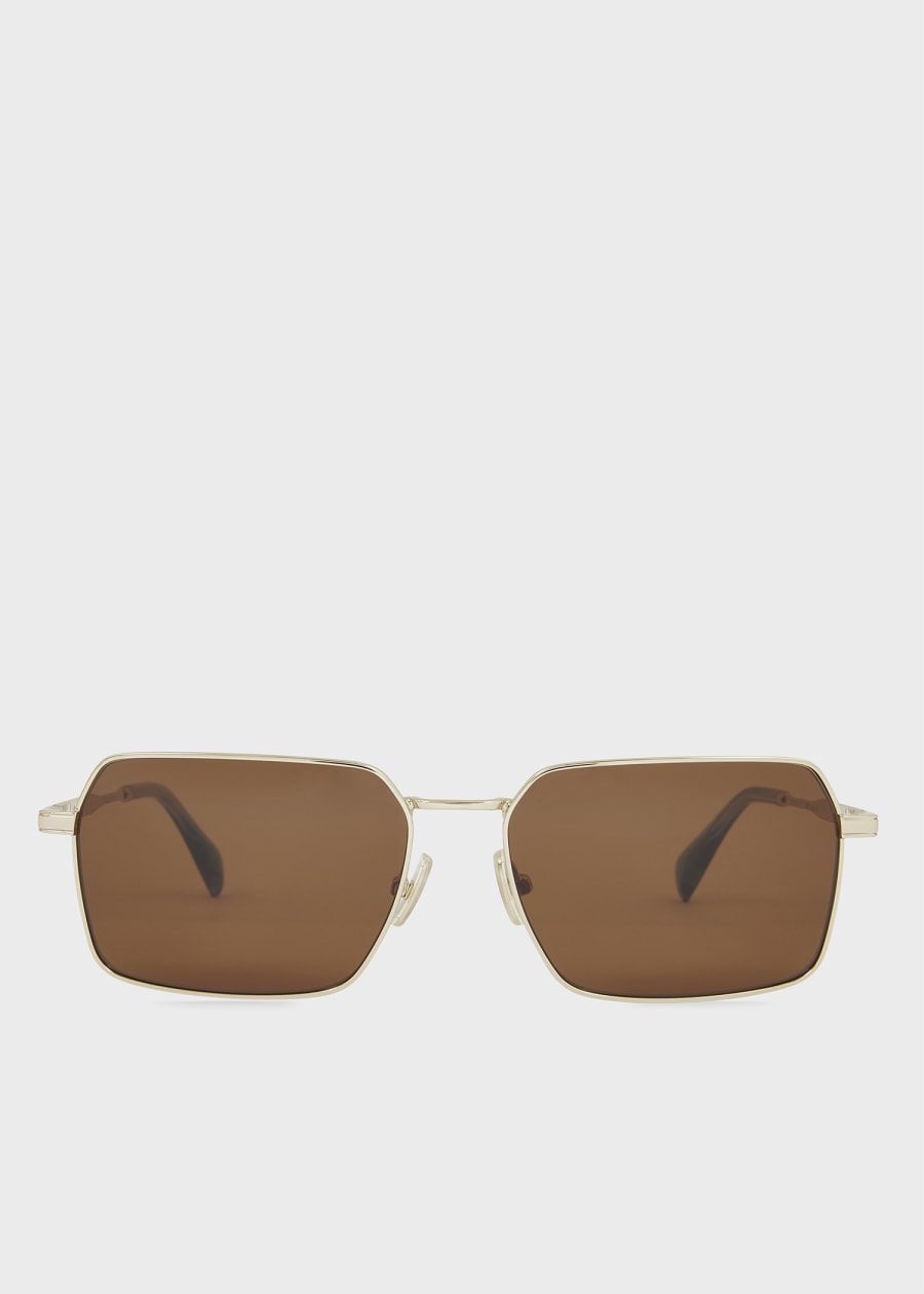 Gunmetal Havana 'Linden' Sunglasses