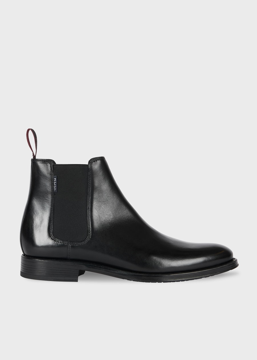 Men's Black Leather 'Falk' Boots