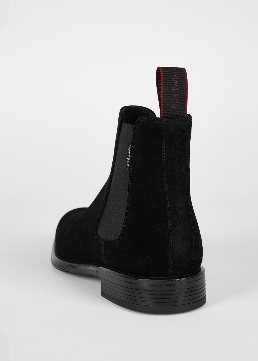 Men's Black Leather 'Xenon' Boots