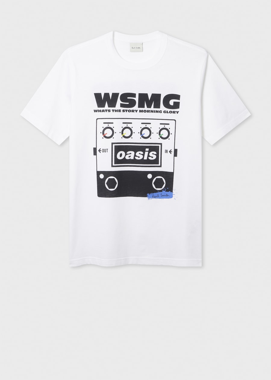 Paul Smith x Oasis - Black 'Signature Stripe' Logo T-Shirt