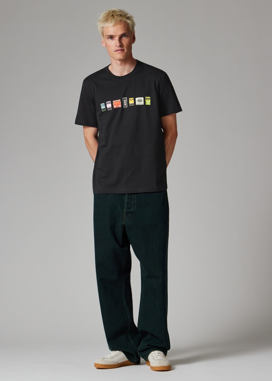 Paul Smith x Oasis - White Wristbands Print T-Shirt