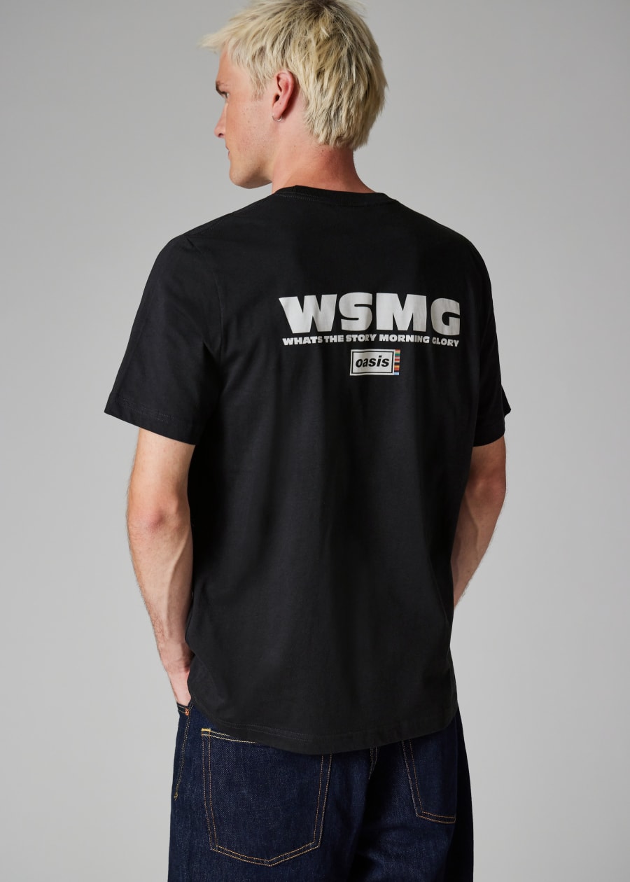 Paul Smith x Oasis - White Wristbands Print T-Shirt