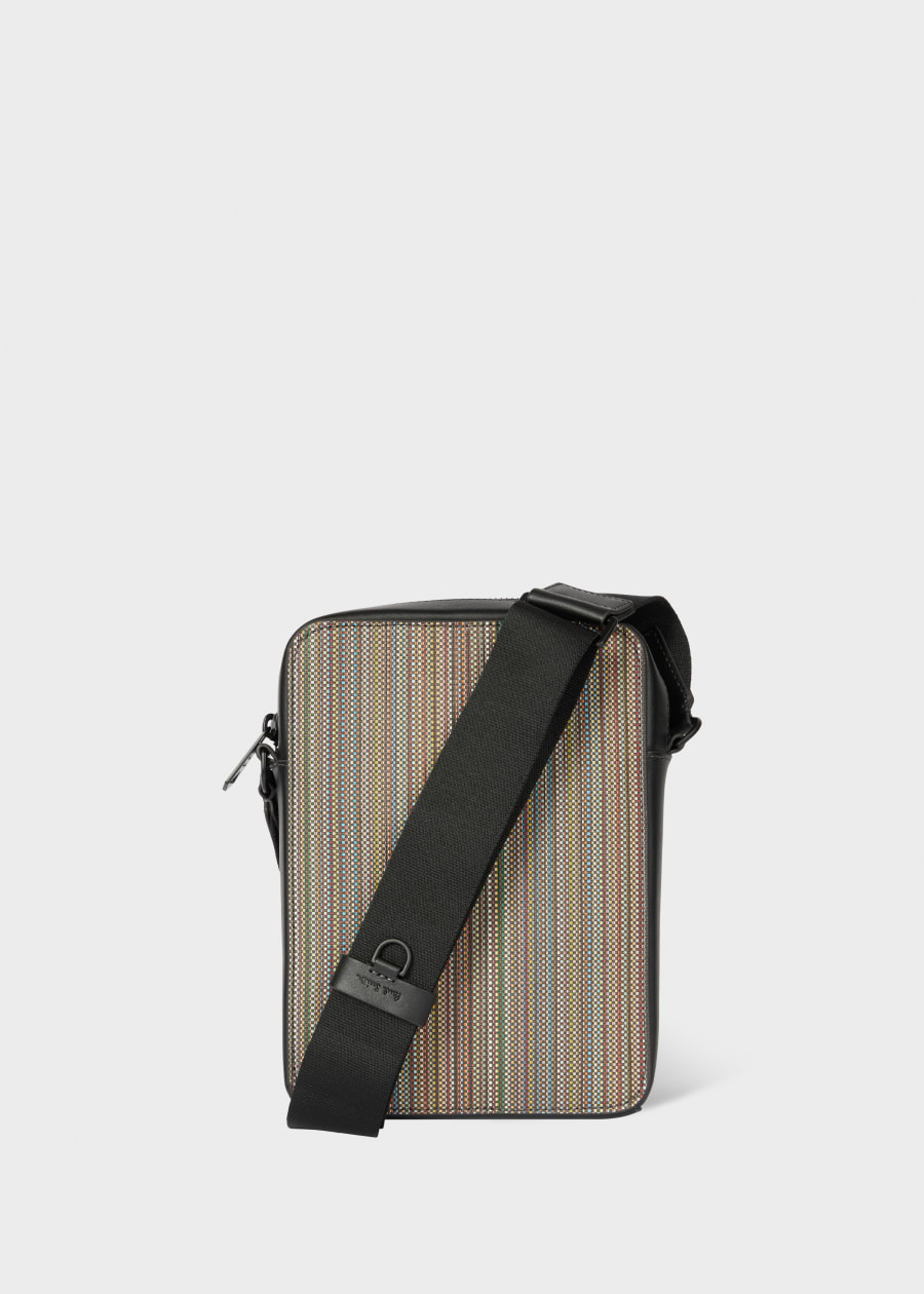 Paul Smith x MINI - Black Shadow Stripe Flight Bag