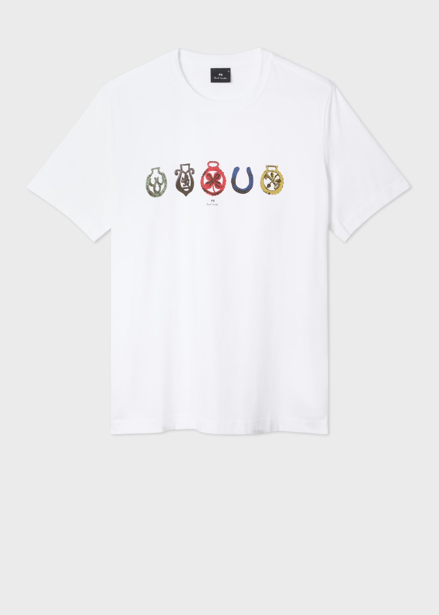 Paul Smith x Oasis - White Wristbands Print T-Shirt