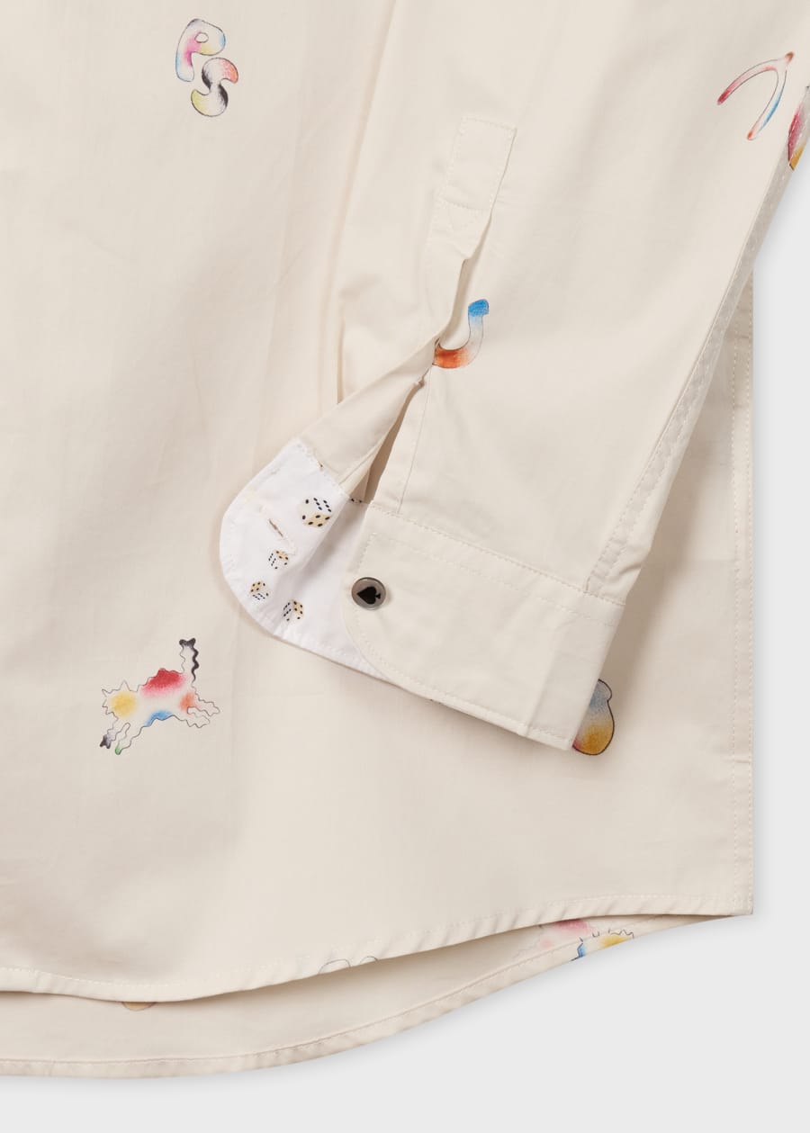 Navy 'Sunbleached Snaps' Poplin Shirt