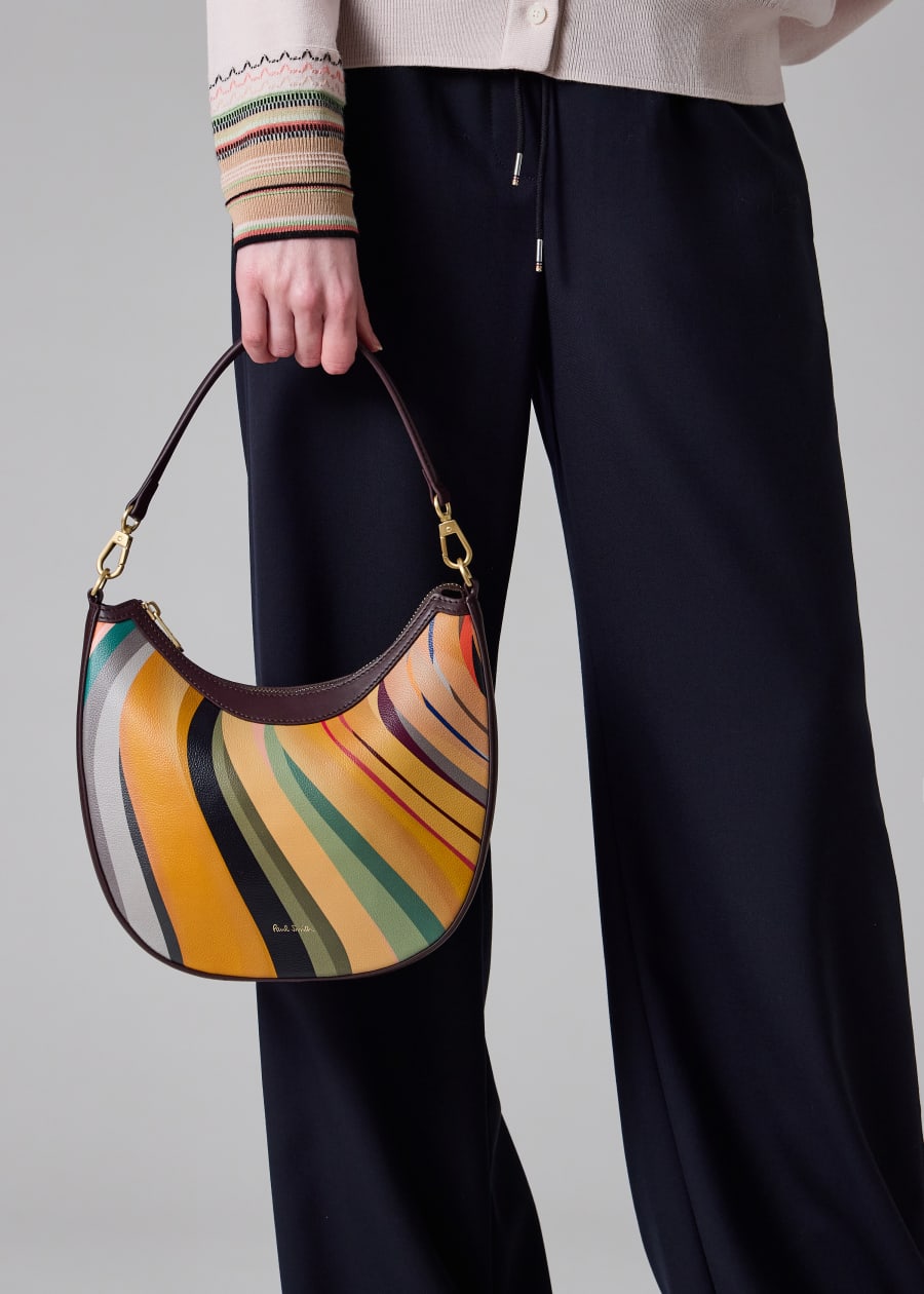 Women's Multicolour Calf Leather Shoulder Bag
