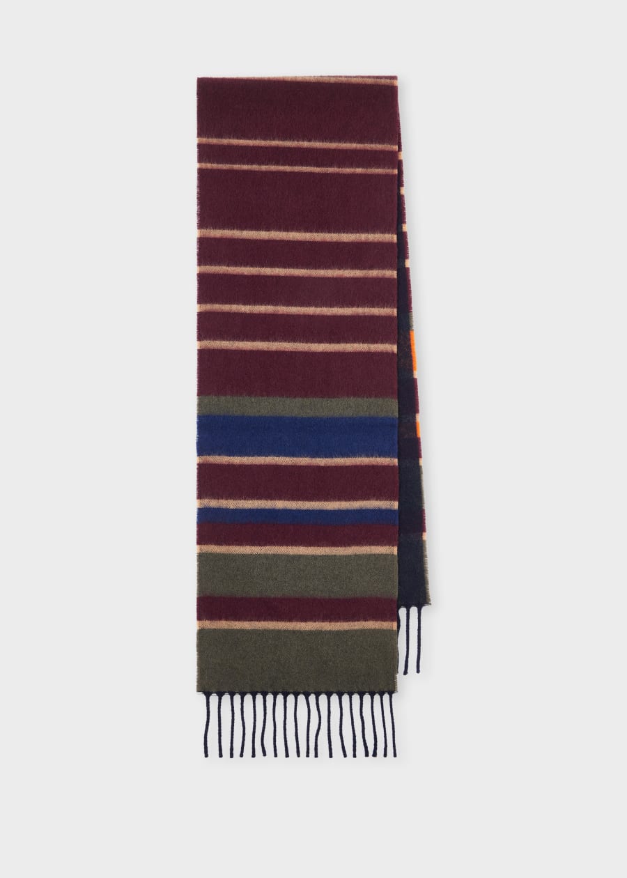 Signature Stripe' Cashmere Scarf
