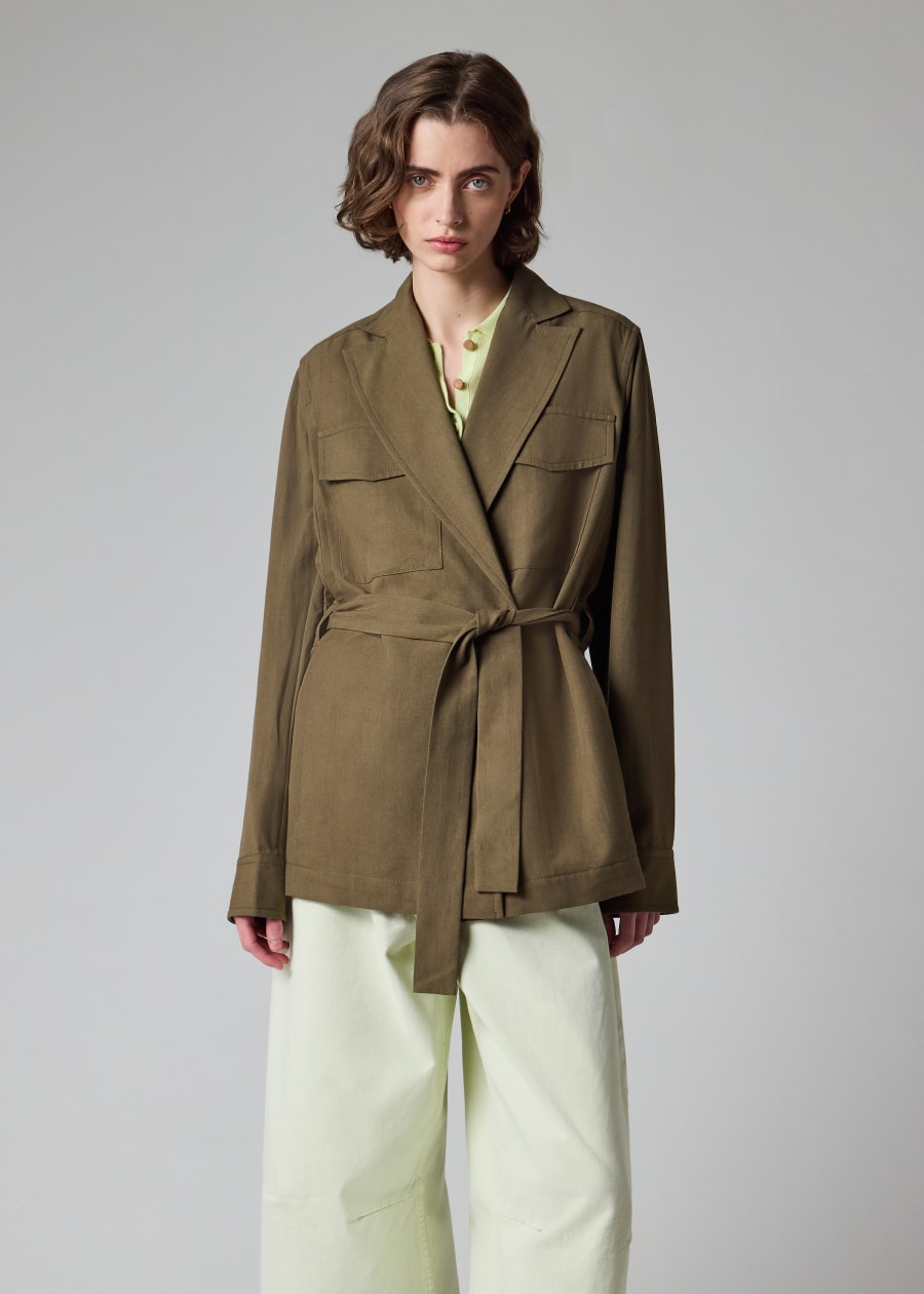 Paul Smith - 美品 PaulSmith WOMAN ジャケット Women's Seersucker Pink Stripe Zip Jacket Paul Smith