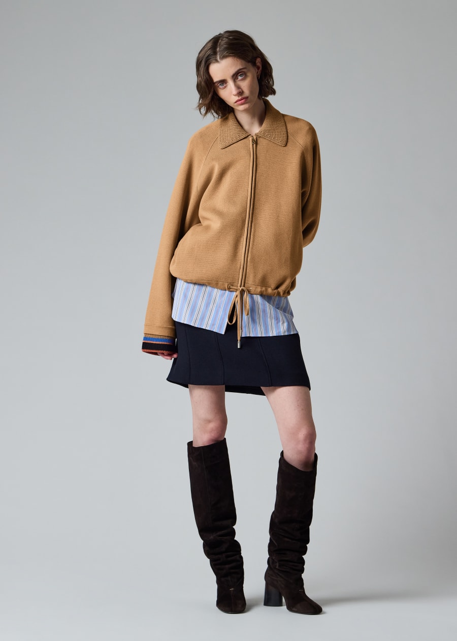 Paul Smith - 美品 PaulSmith WOMAN ジャケット Women's Seersucker Pink Stripe Zip Jacket Paul Smith