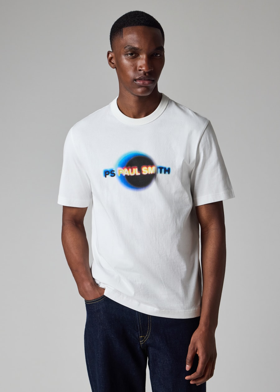 Men's Light Blue 'Sunbleached Snaps' T-Shirt