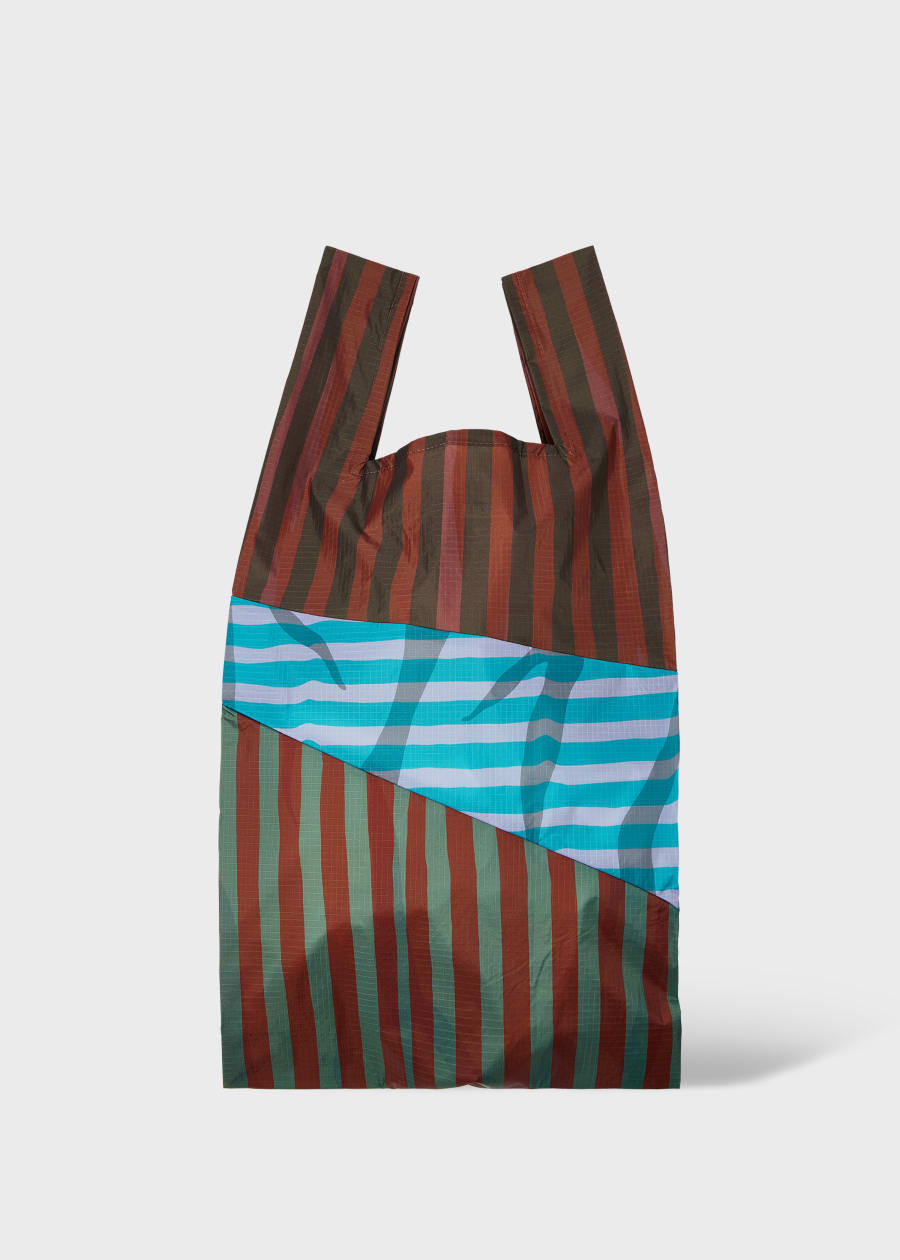 Susan Bijl x Paul Smith - Pink Mixed-Stripe 'The New Shopping Bag